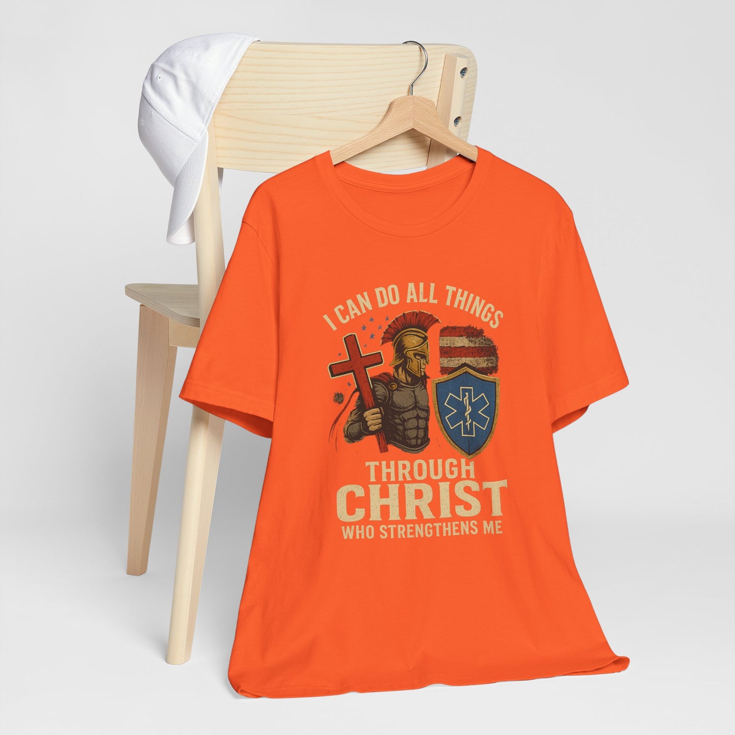 Medical Personnel Tee — "I Can Do All Things Through Christ"