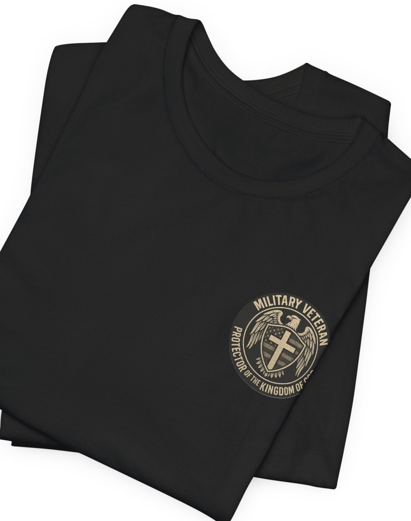Veteran Protector Tee — "Military Veteran Protector of the Kingdom of God"