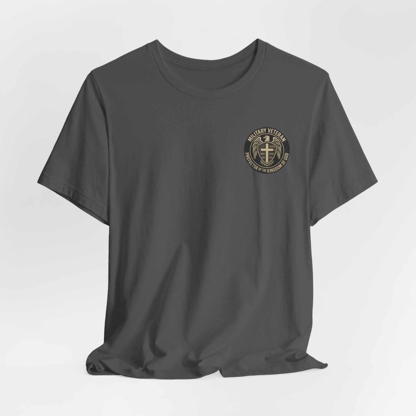 Veteran Protector Tee — "Military Veteran Protector of the Kingdom of God"