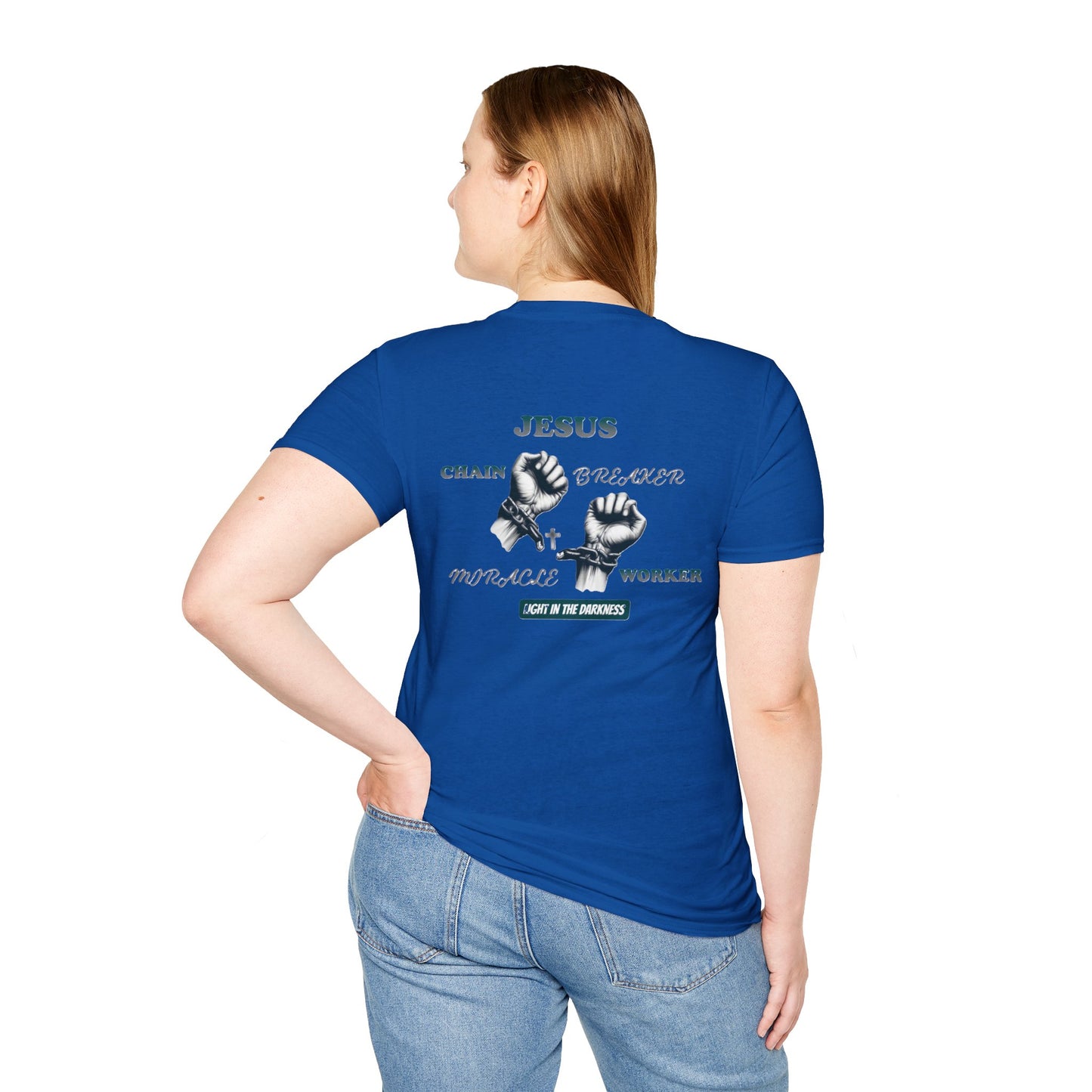 Christian Unisex Tee - Jesus Chain Breaker Design