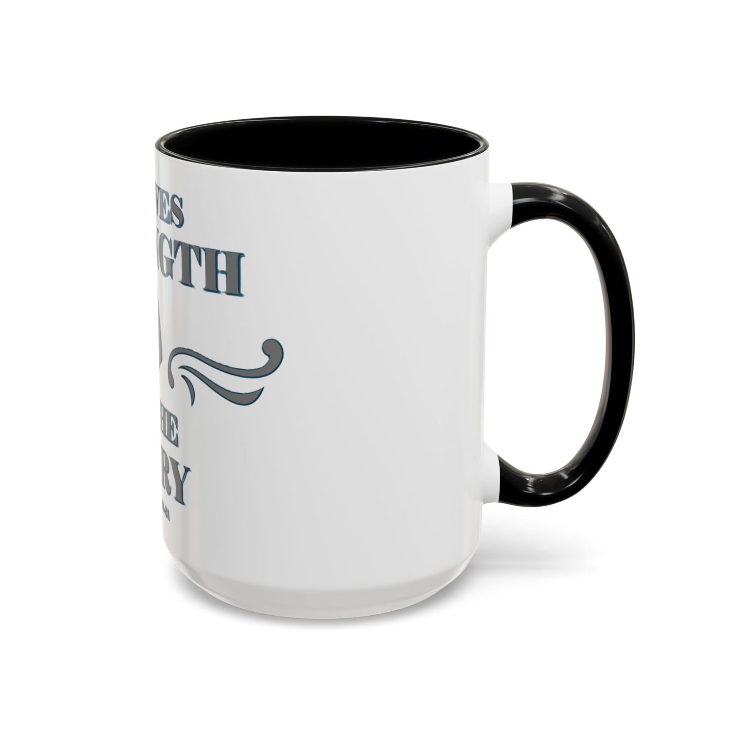 Mug - Bible Verse Isaiah 40:29-31 'He gives Strength to the Weary'