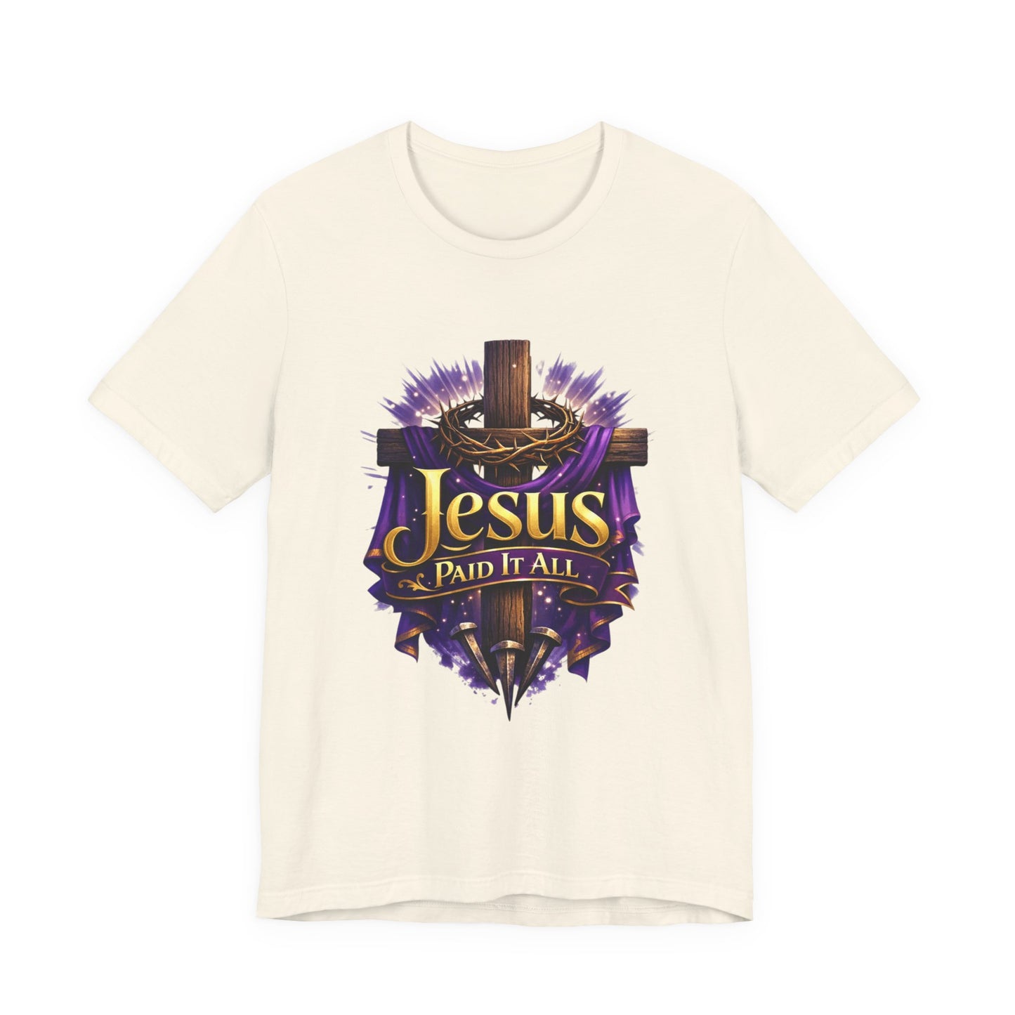 Jesus Paid It All Christian Cross Tee
