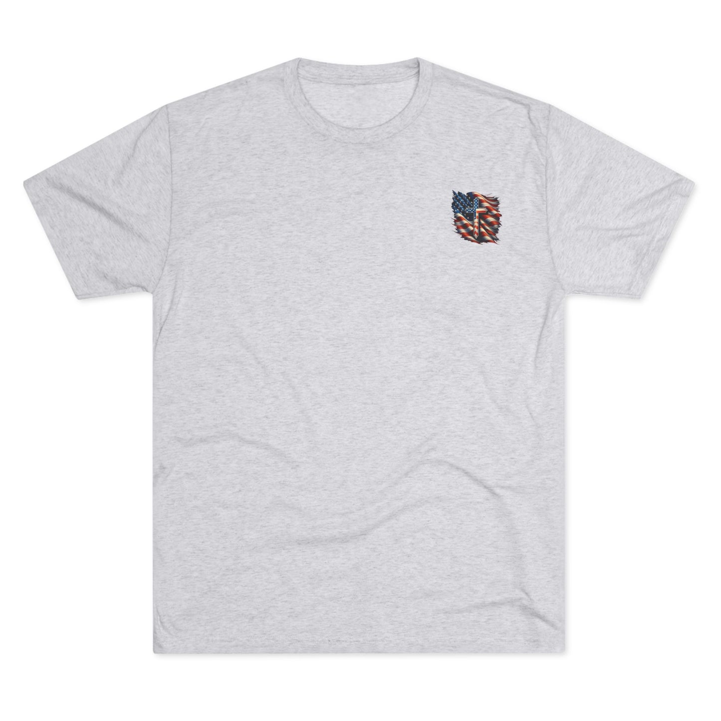 Copy of Unisex Tri-Blend Crew Tee "GOD BLESS AMERICA"