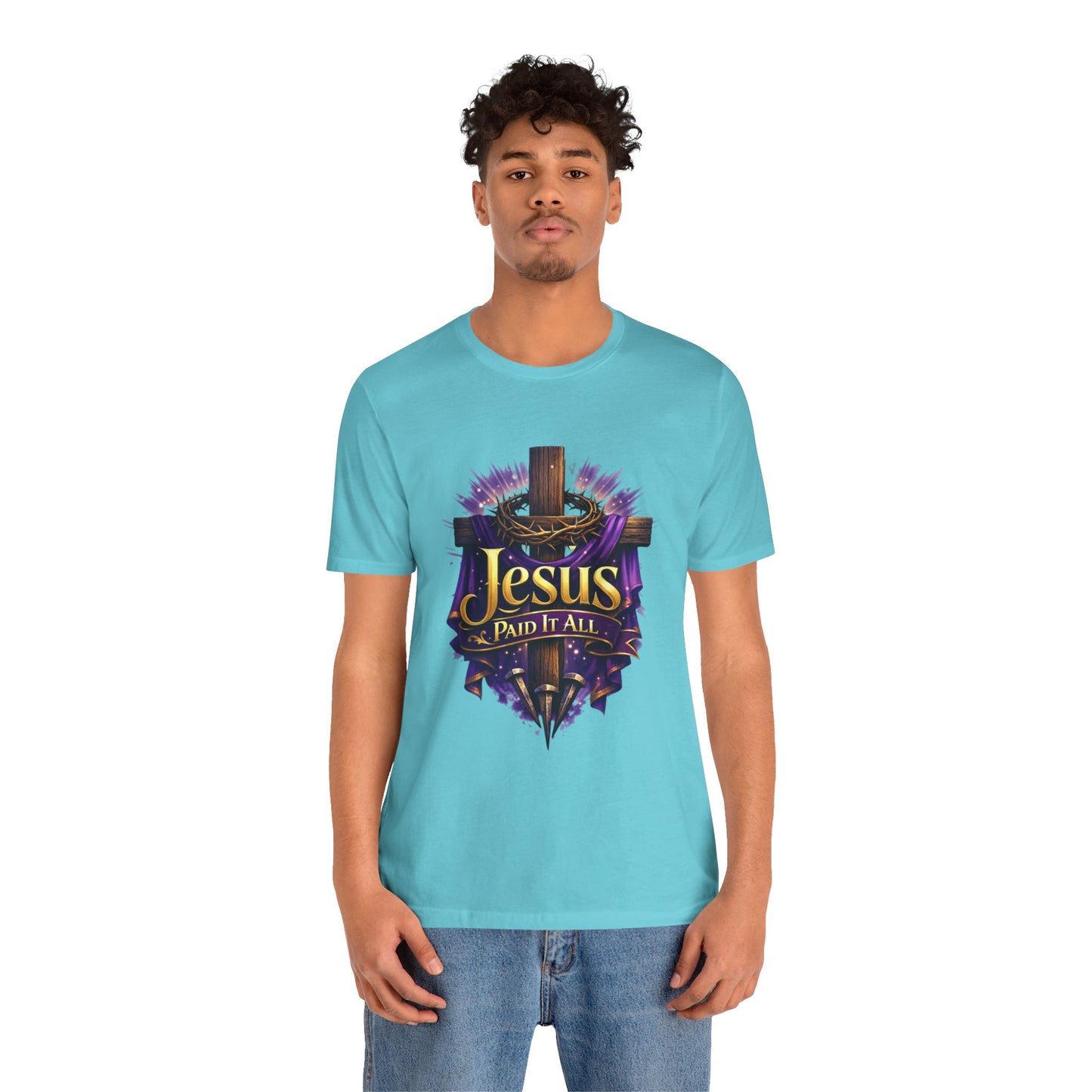 Jesus Paid It All Christian Cross Tee