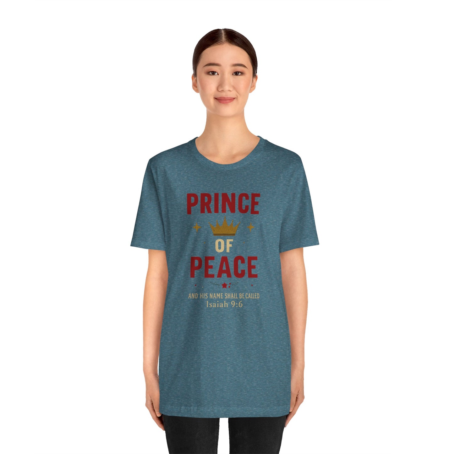 Prince of Peace Isaiah 9:6 T-Shirt — Bible Verse Christian Tee