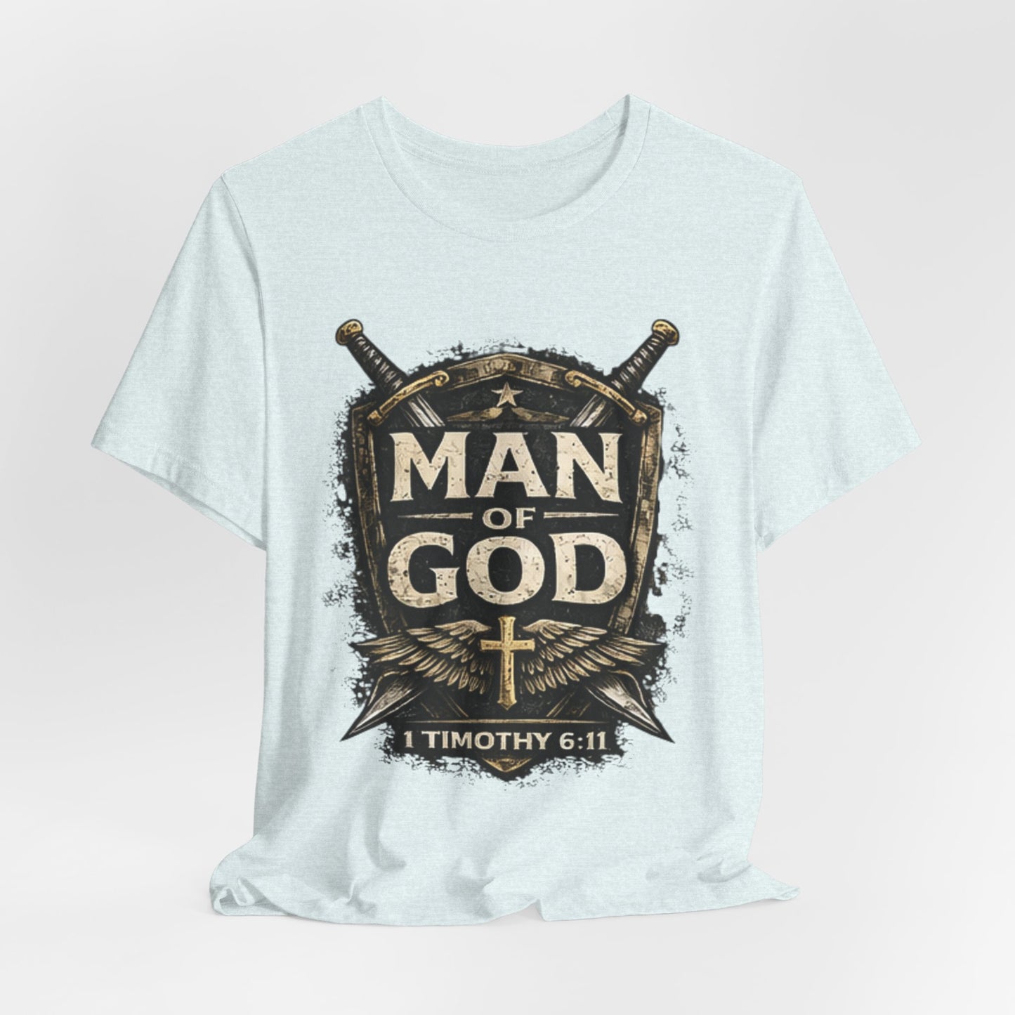 Man of God Tee — 1 Timothy 6:11 Christian Faith T-Shirt