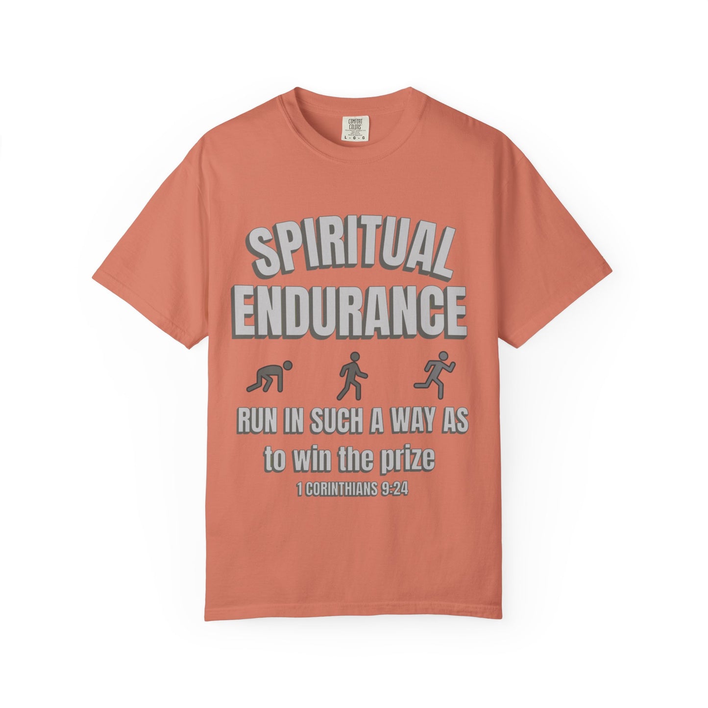 Christian Verse 1 Corinthians 9:24 Garment-Dyed T-shirt