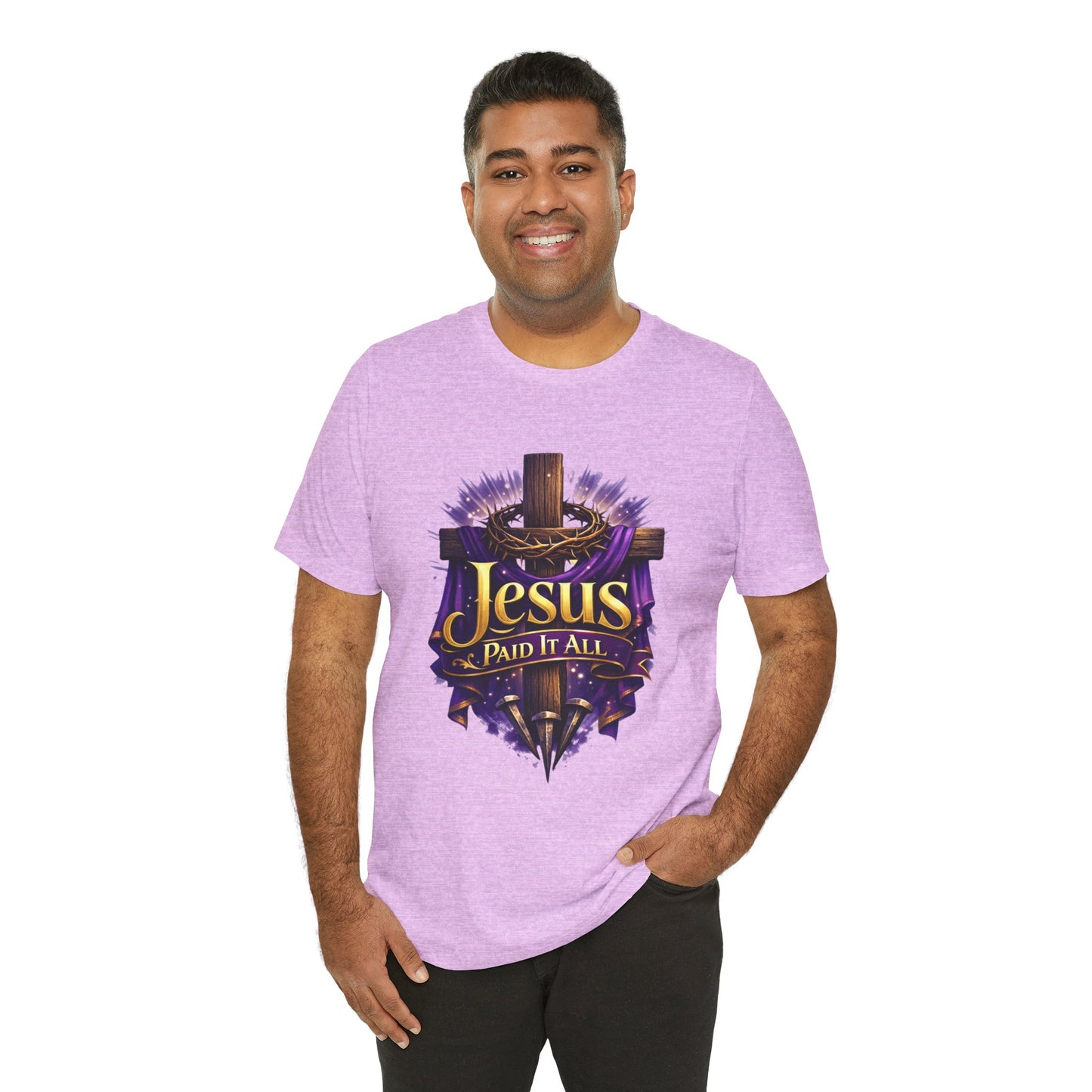 Jesus Paid It All Christian Cross Tee