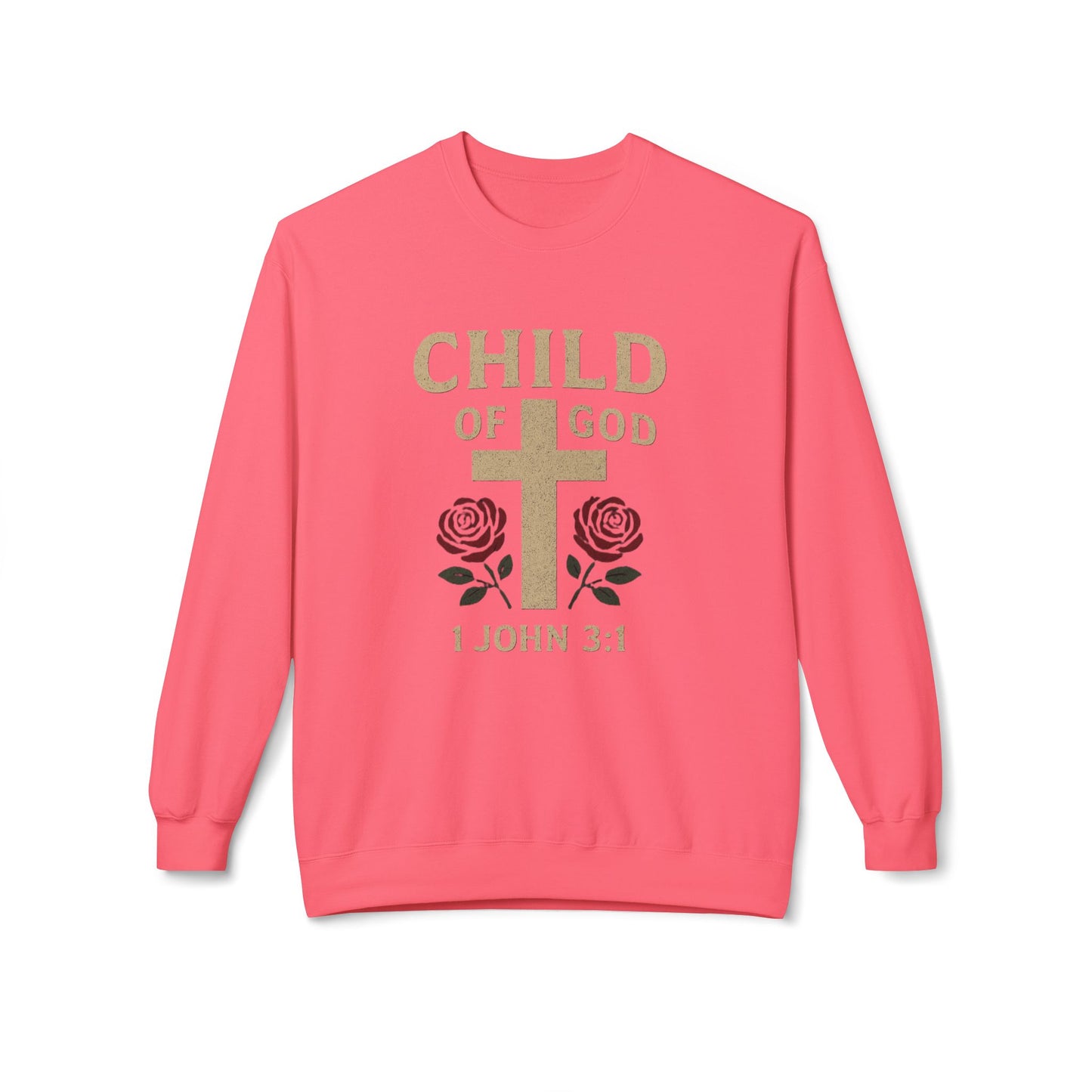 Christian Sweatshirt - 1 John 3:1 'Child of God'