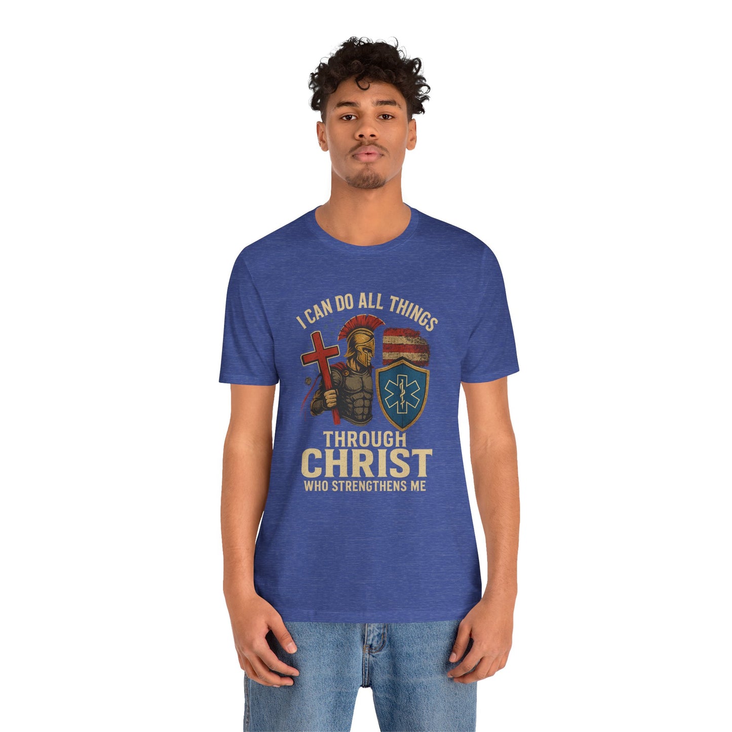 Medical Personnel Tee — "I Can Do All Things Through Christ"