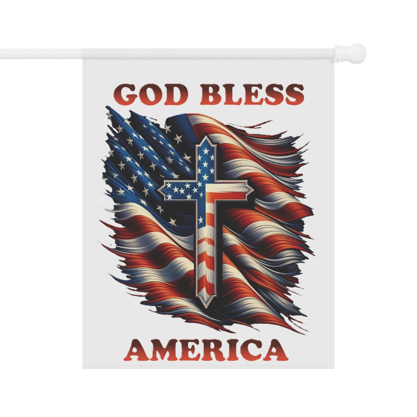 Garden & House Banner "GOD BLESS AMERICA"