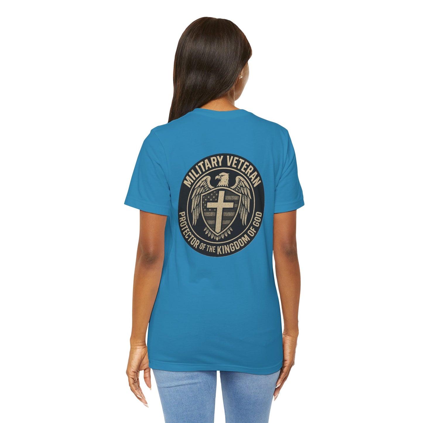 Veteran Protector Tee — "Military Veteran Protector of the Kingdom of God"