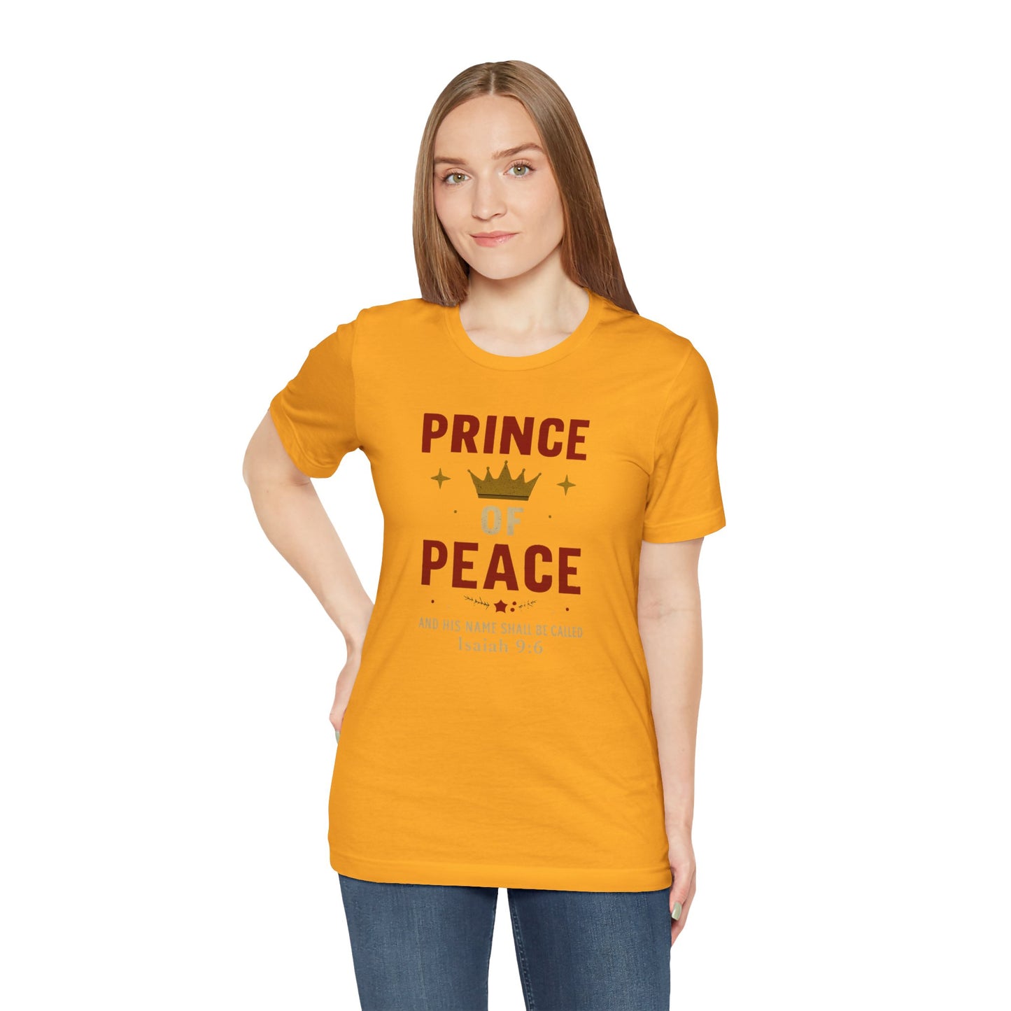 Prince of Peace Isaiah 9:6 T-Shirt — Bible Verse Christian Tee