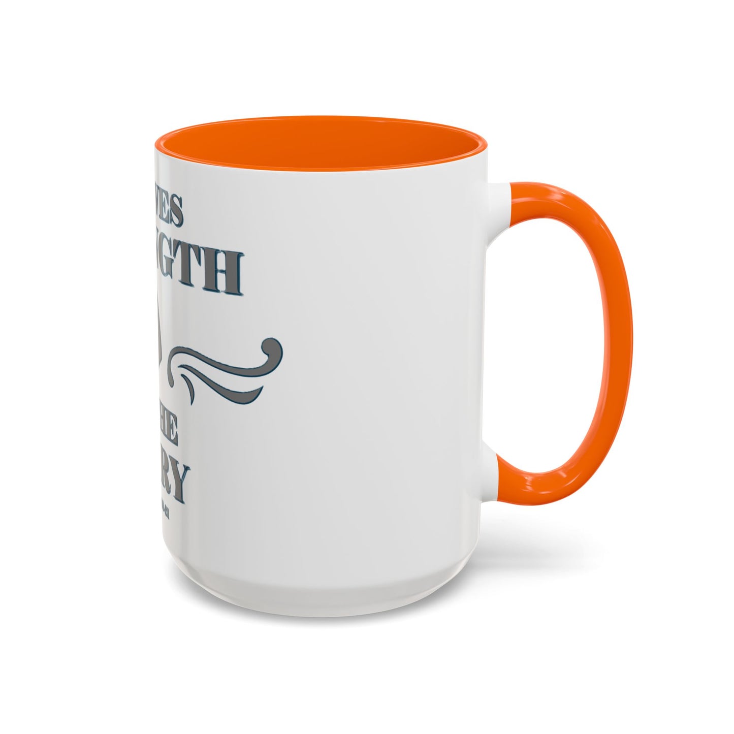 Mug - Bible Verse Isaiah 40:29-31 'He gives Strength to the Weary'