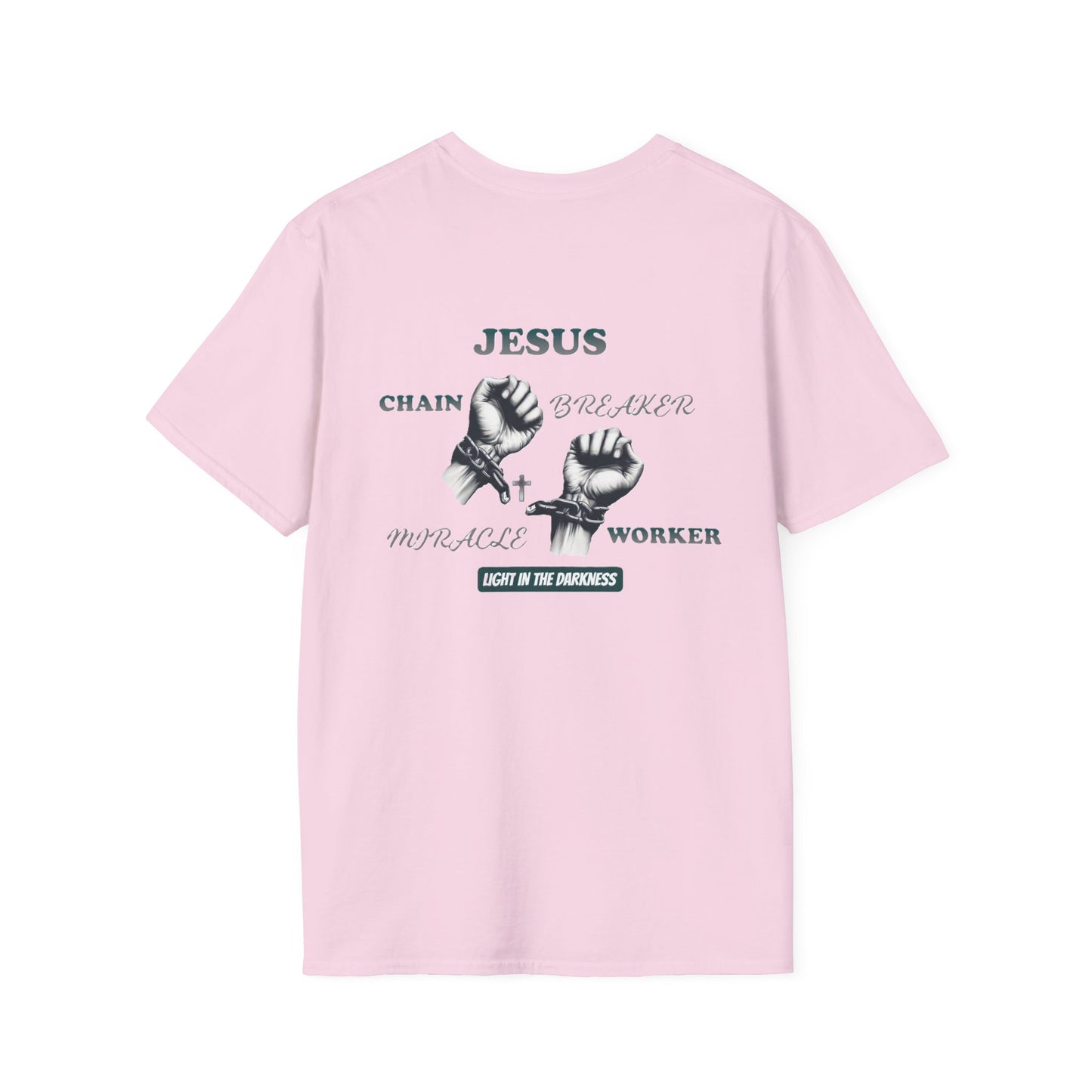 Christian Unisex Tee - Jesus Chain Breaker Design