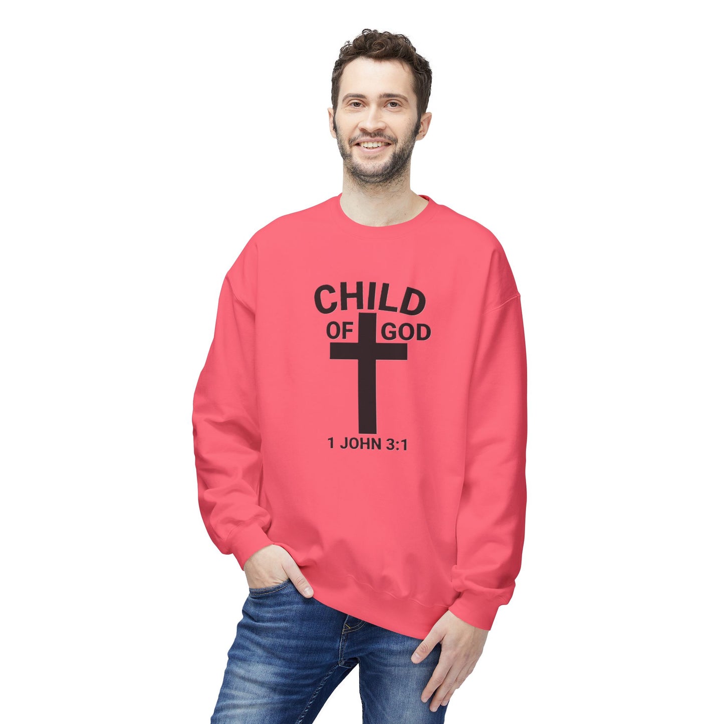 Fleece Sweatshirt Child of God 1 John 3:1