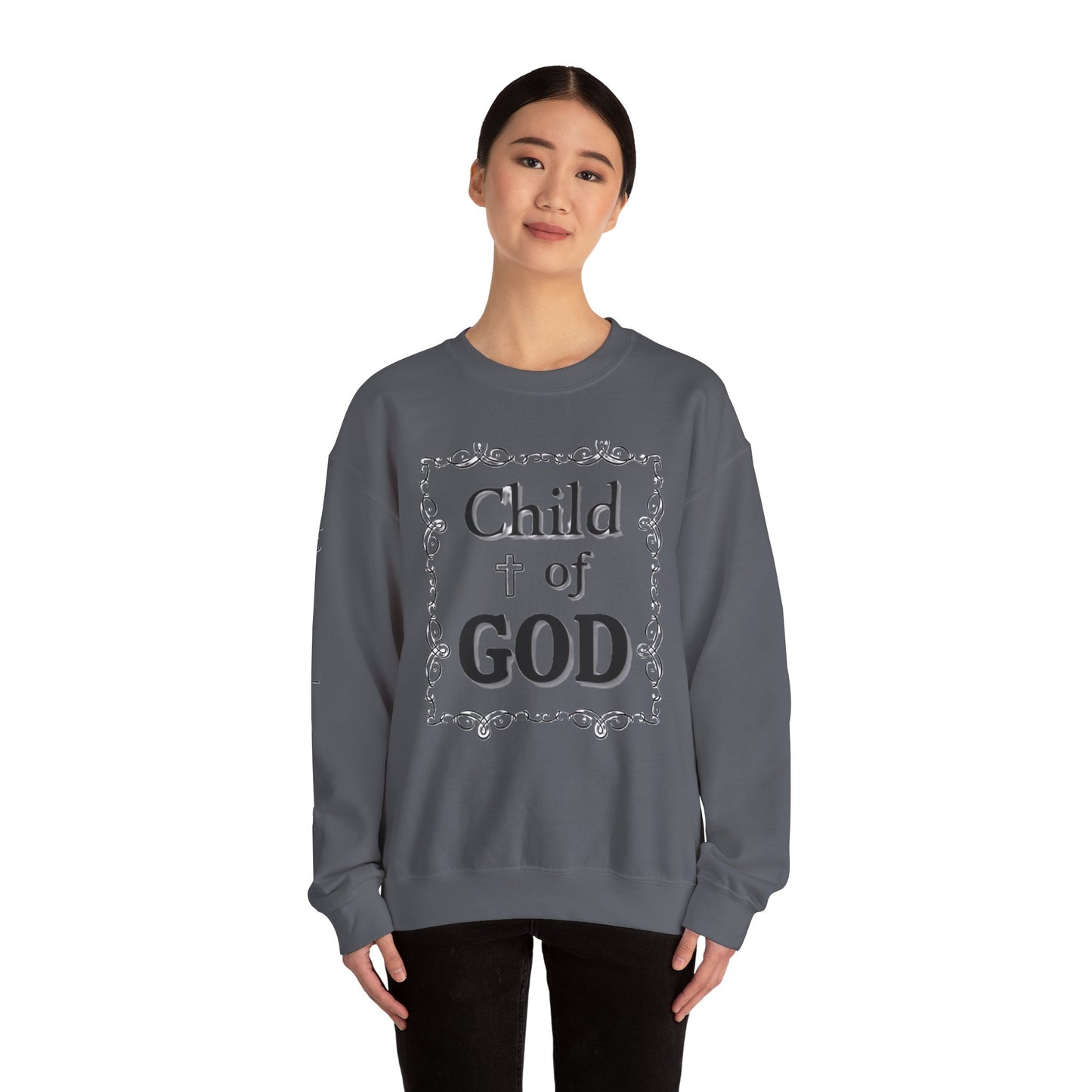 Unisex Heavy Blend™ Crewneck Sweatshirt "Child of God"