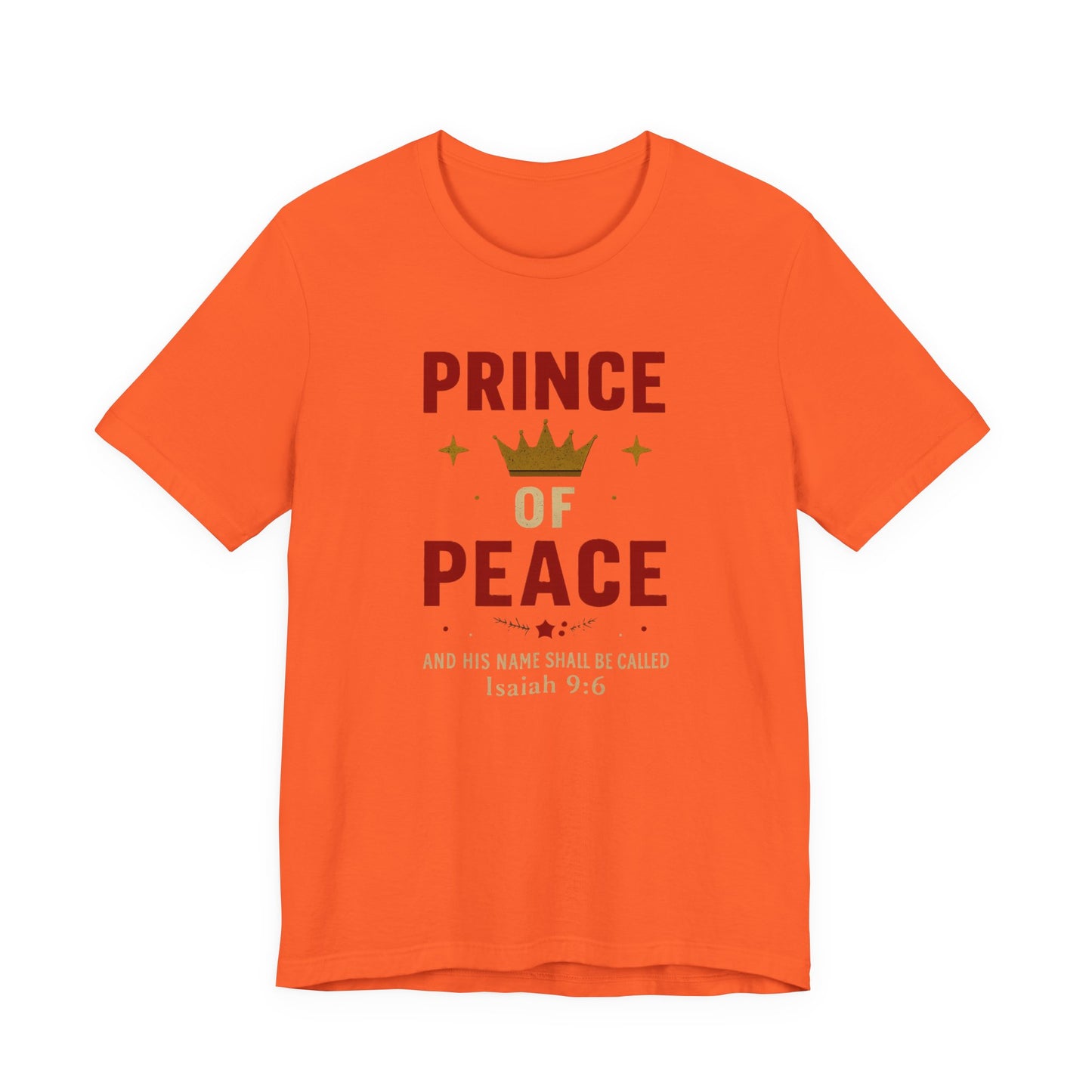 Prince of Peace Isaiah 9:6 T-Shirt — Bible Verse Christian Tee