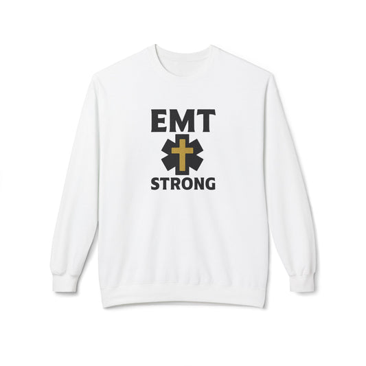 EMT Strong Christian Cross Sweatshirt