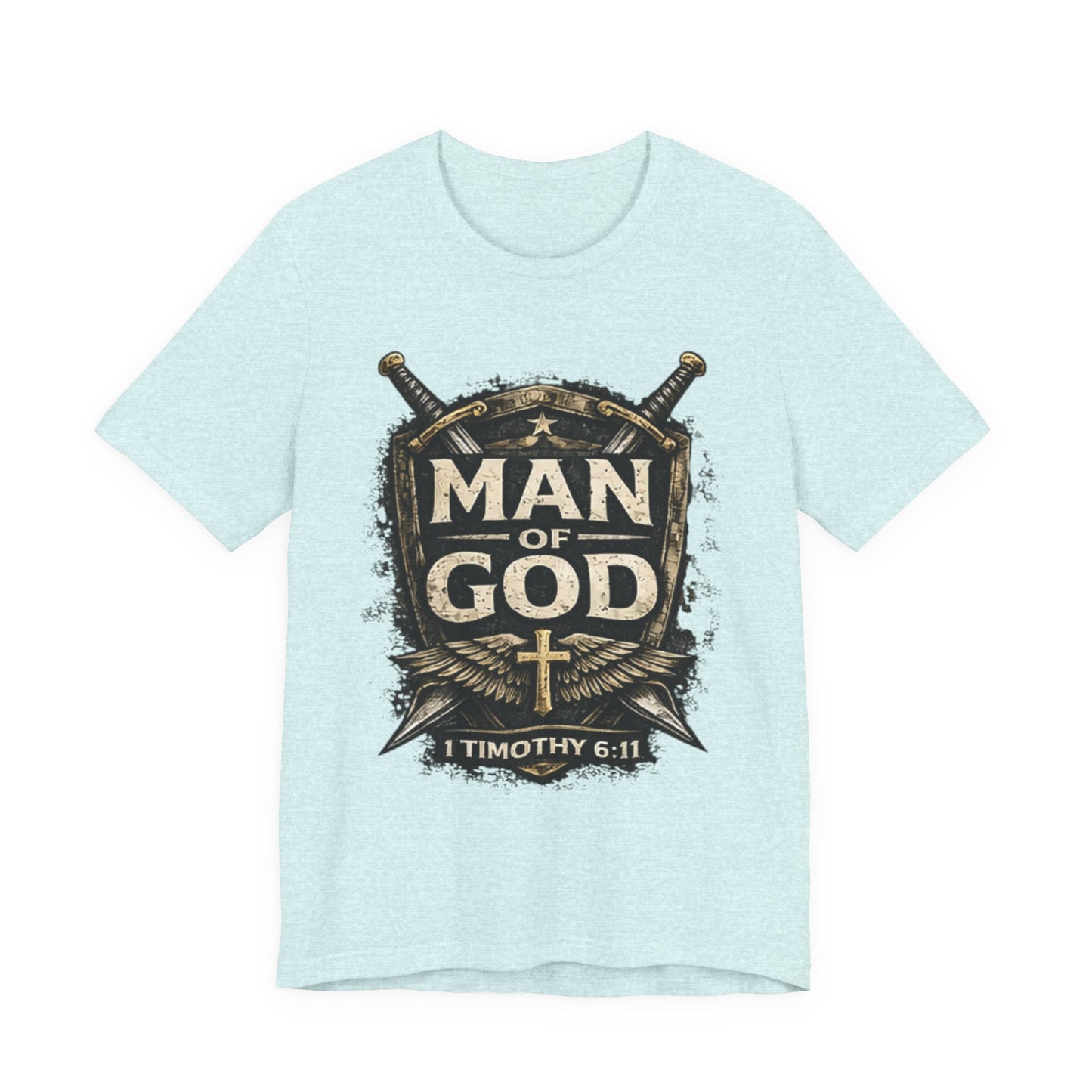 Man of God Tee — 1 Timothy 6:11 Christian Faith T-Shirt