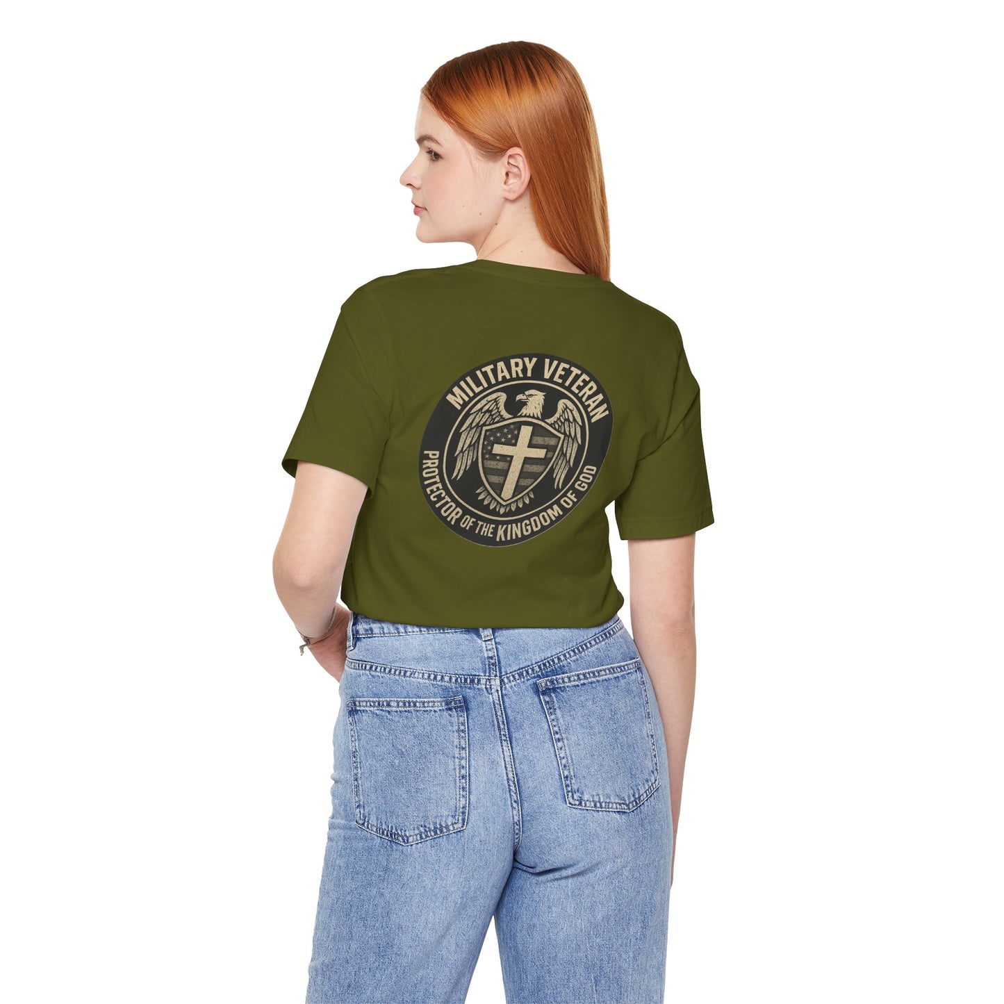 Veteran Protector Tee — "Military Veteran Protector of the Kingdom of God"