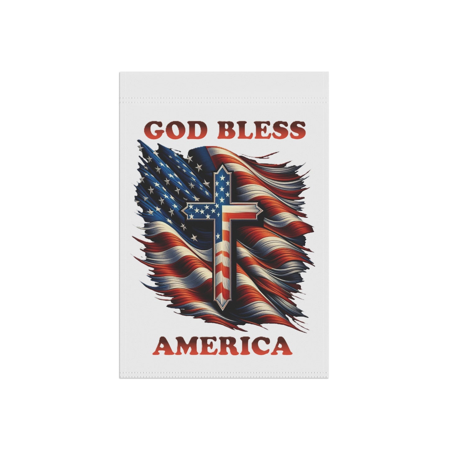 Garden & House Banner "GOD BLESS AMERICA"