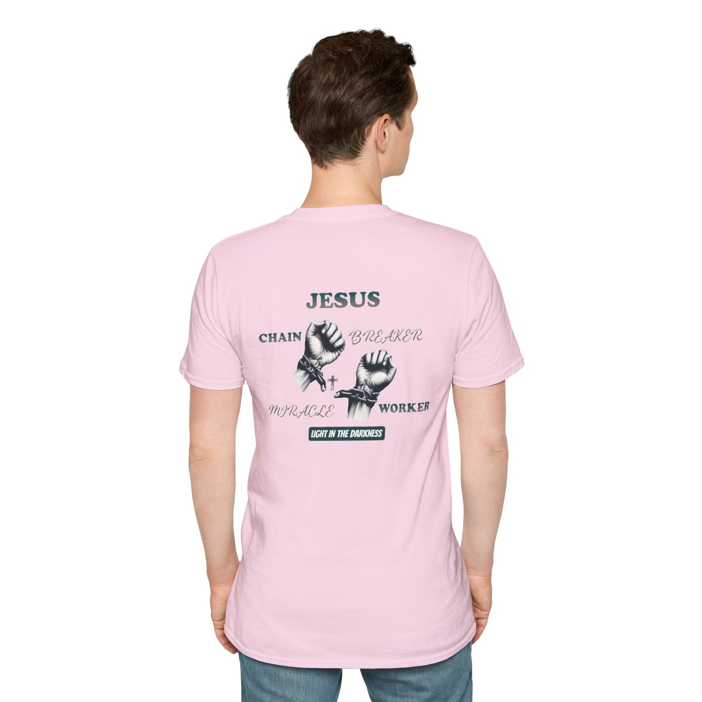 Christian Unisex Tee - Jesus Chain Breaker Design