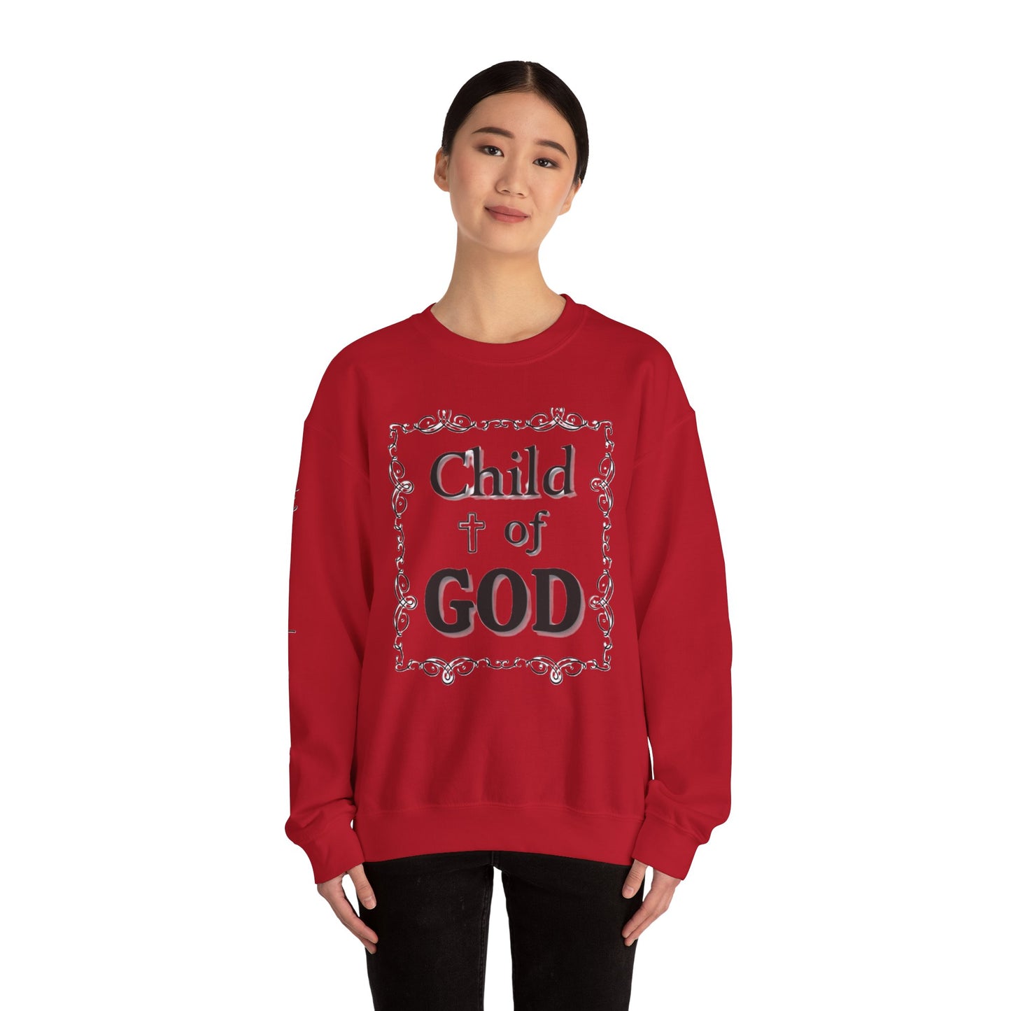 Unisex Heavy Blend™ Crewneck Sweatshirt "Child of God"