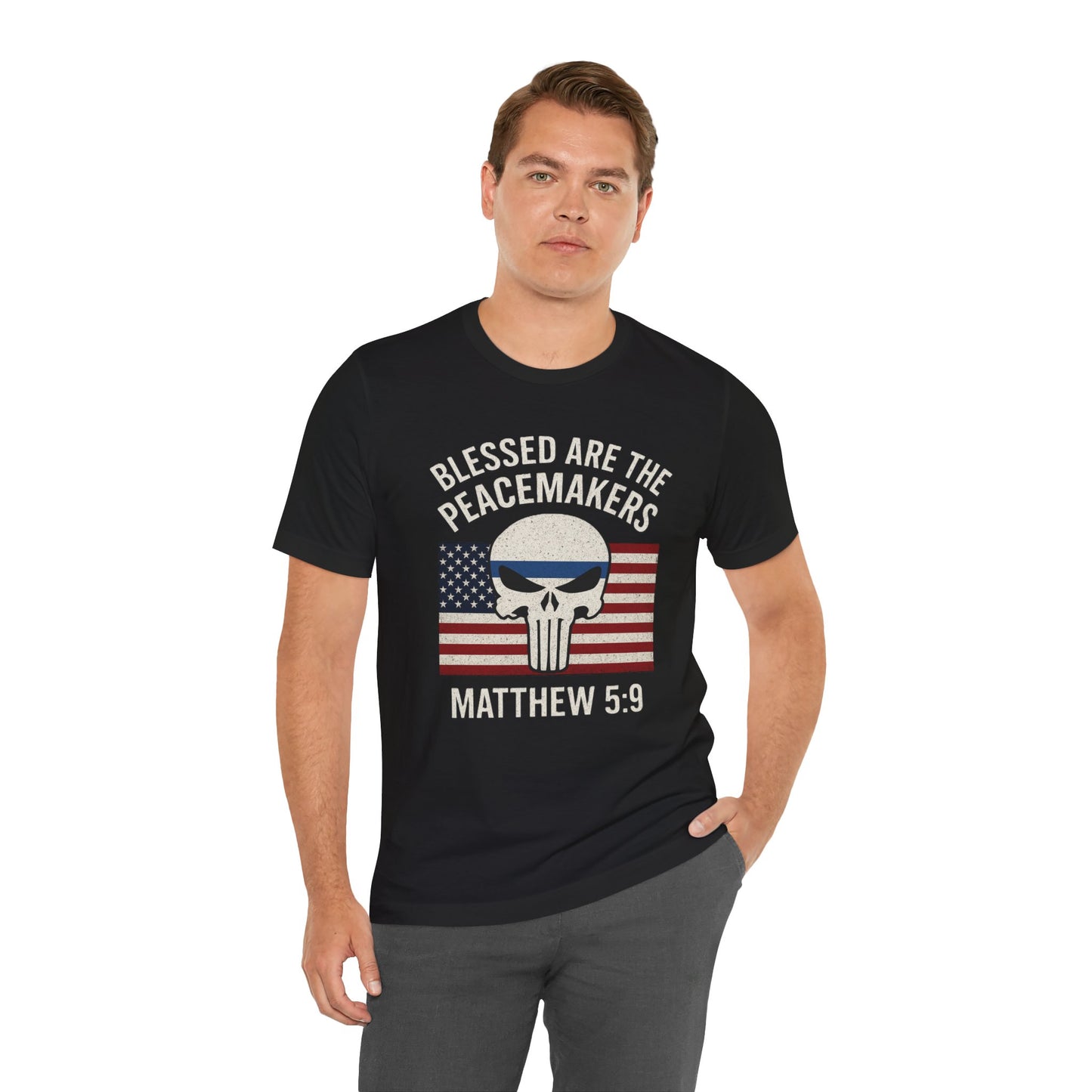 Matthew 5:9 "Blessed Are the Peacemakers" T-Shirt