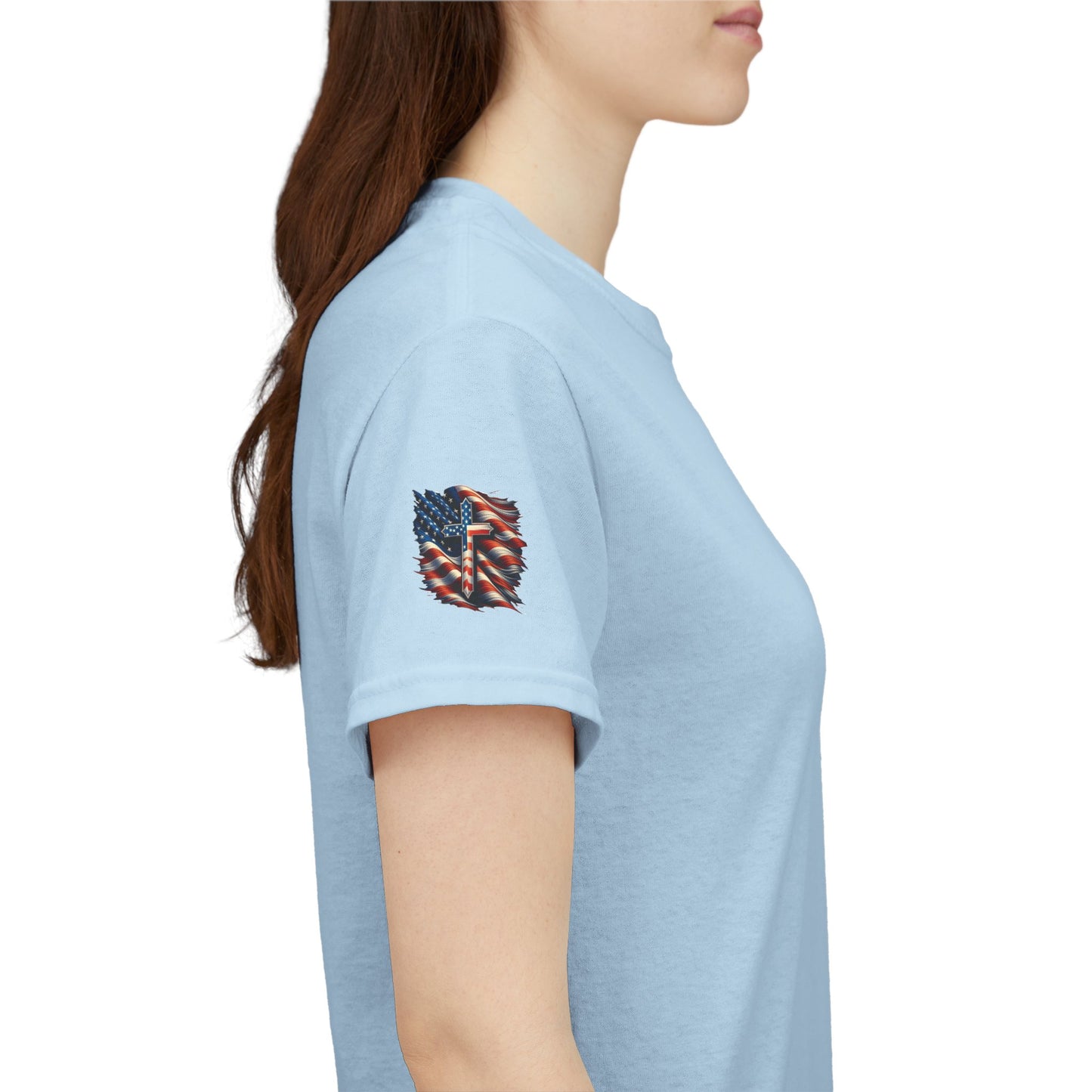 Christian Tee - Philippians 4:13 'Faith Is My Strength' (Copy)