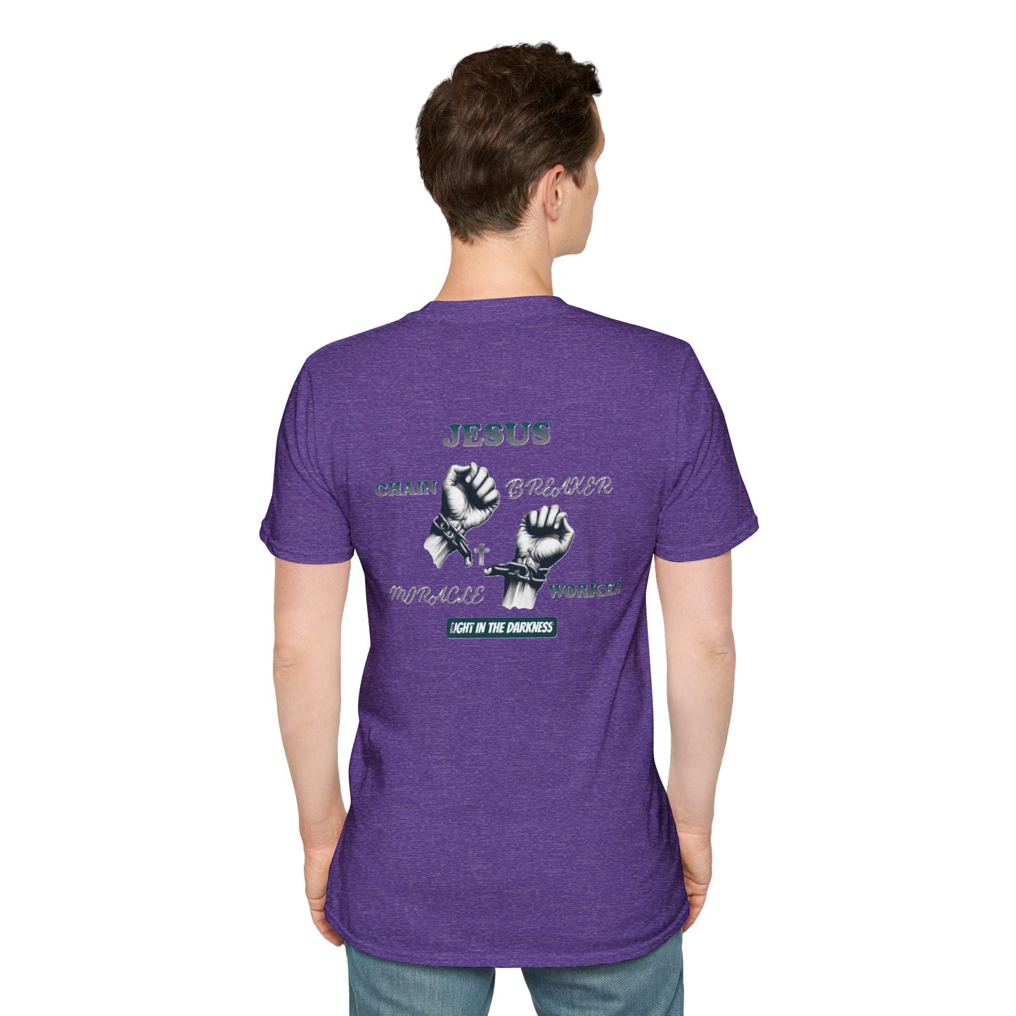 Christian Unisex Tee - Jesus Chain Breaker Design