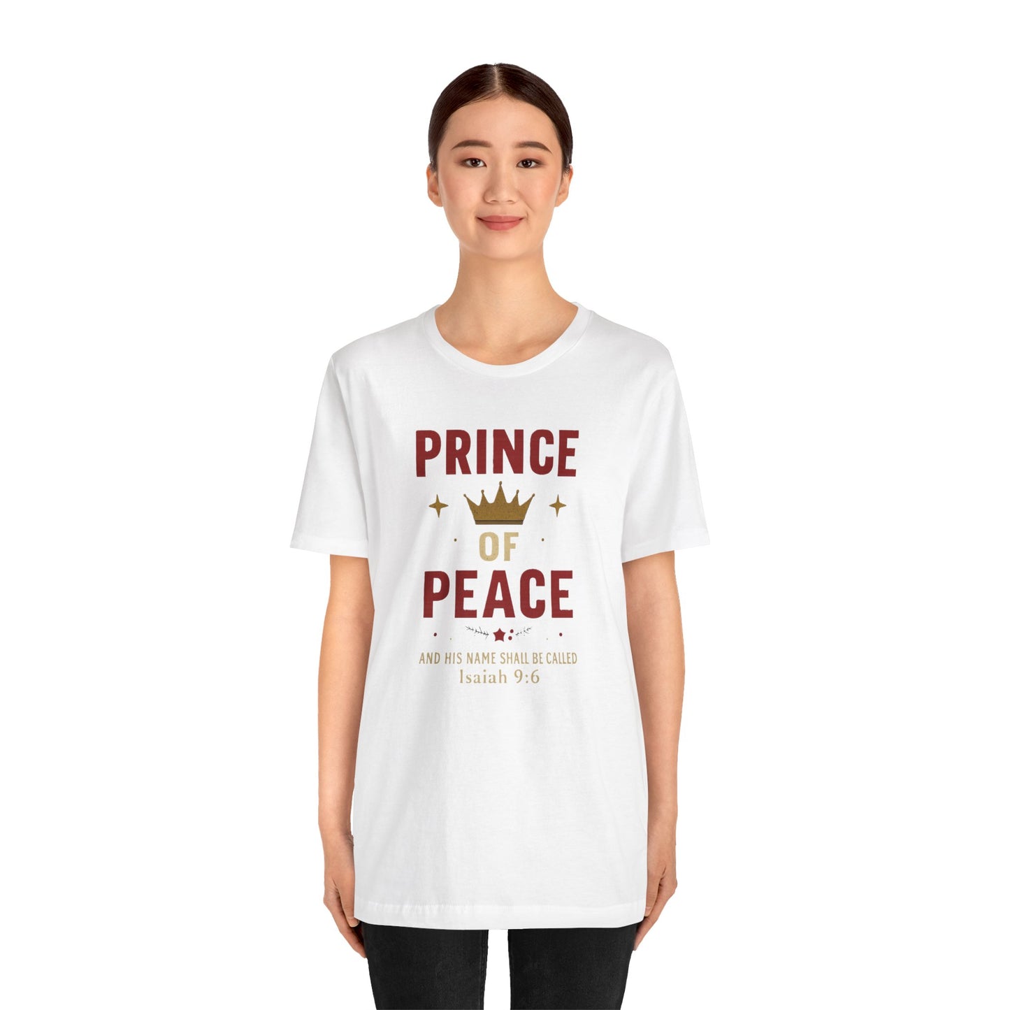 Prince of Peace Isaiah 9:6 T-Shirt — Bible Verse Christian Tee