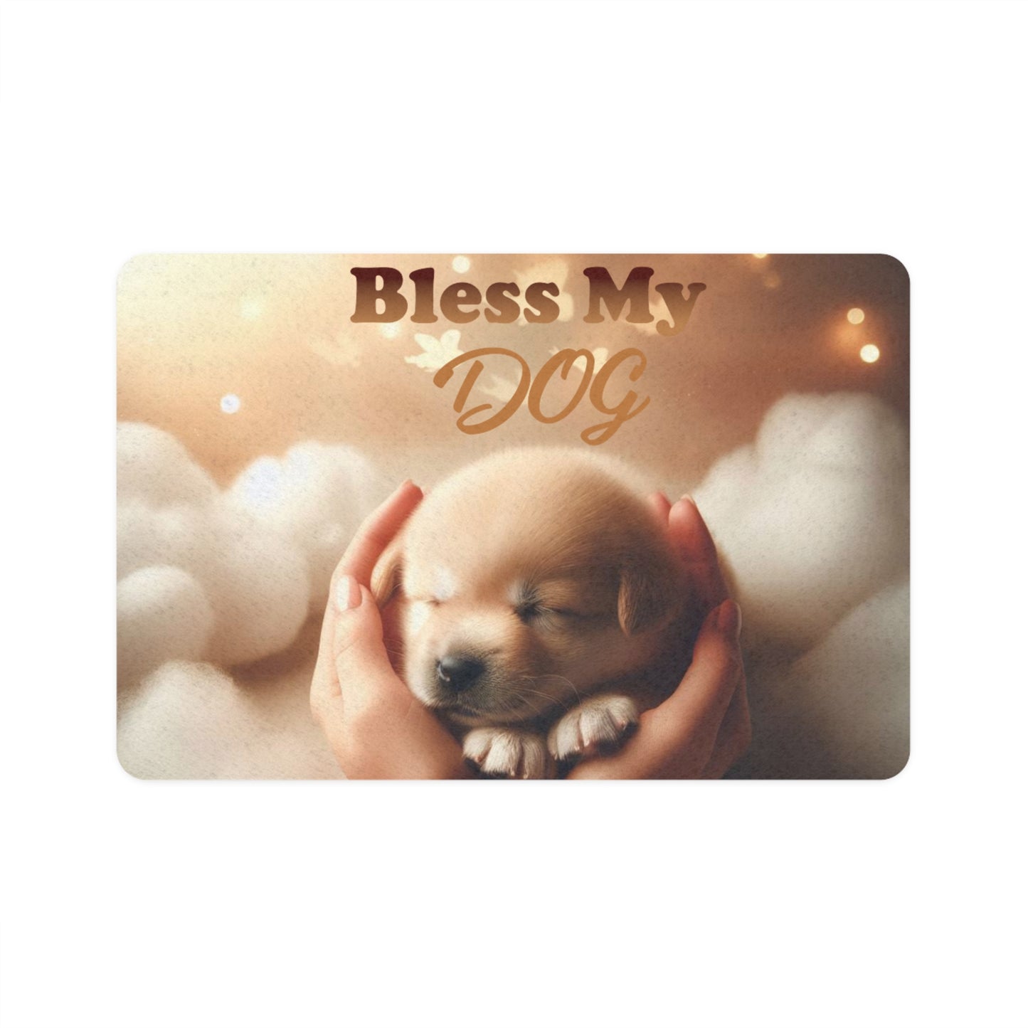 "Bless My DOG" Pet Food Mat (12x18)