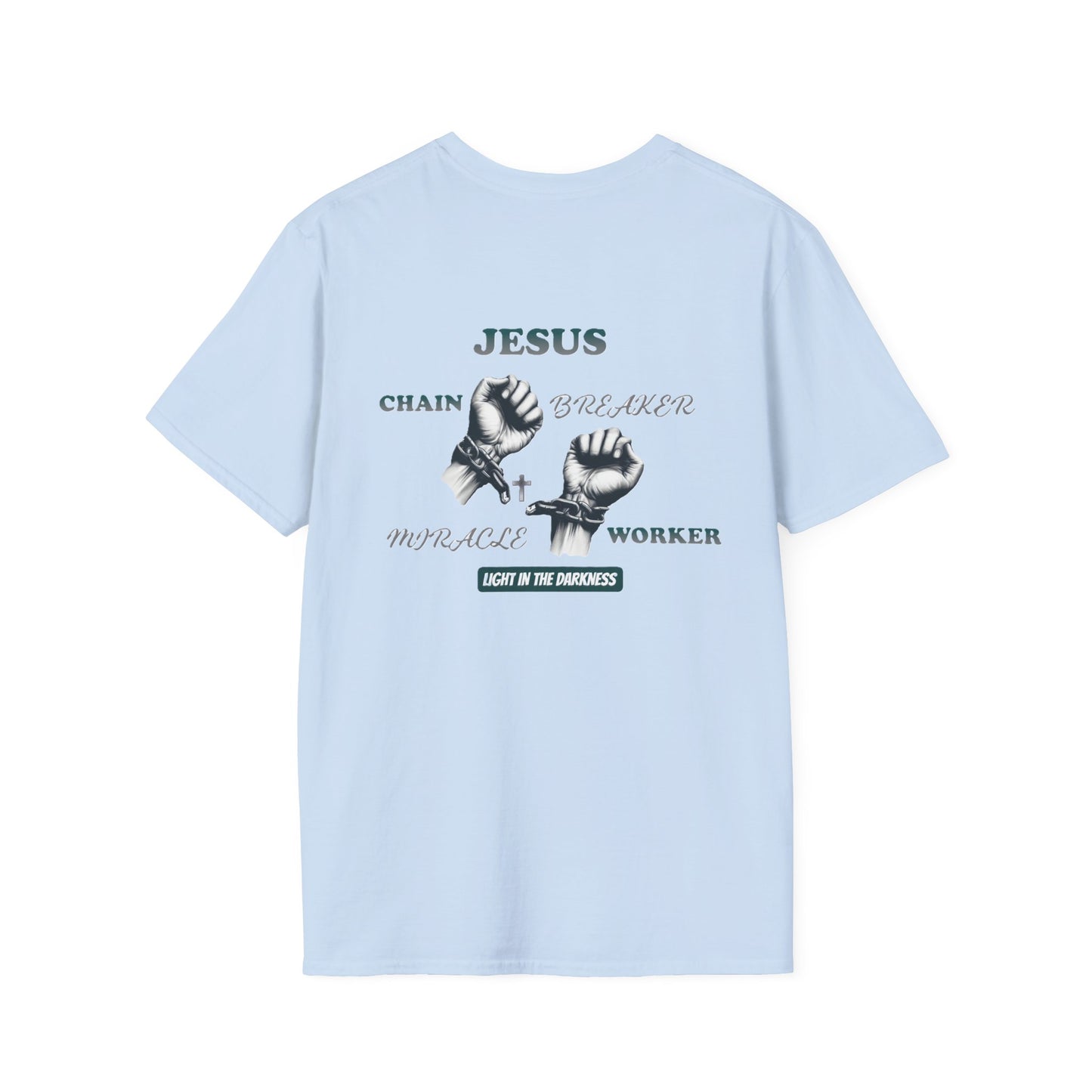 Christian Unisex Tee - Jesus Chain Breaker Design