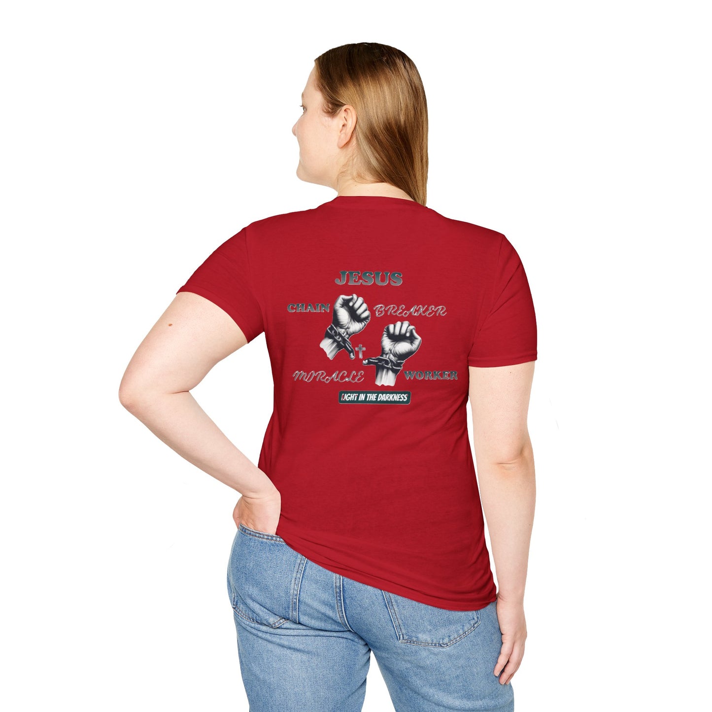 Christian Unisex Tee - Jesus Chain Breaker Design