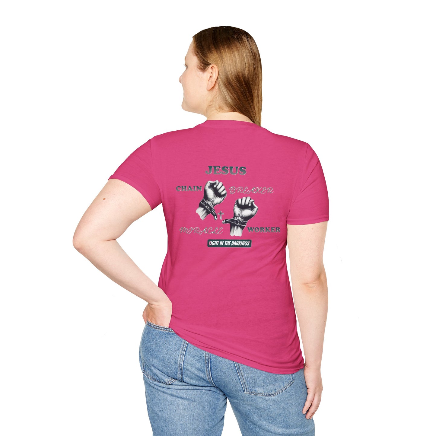 Christian Unisex Tee - Jesus Chain Breaker Design