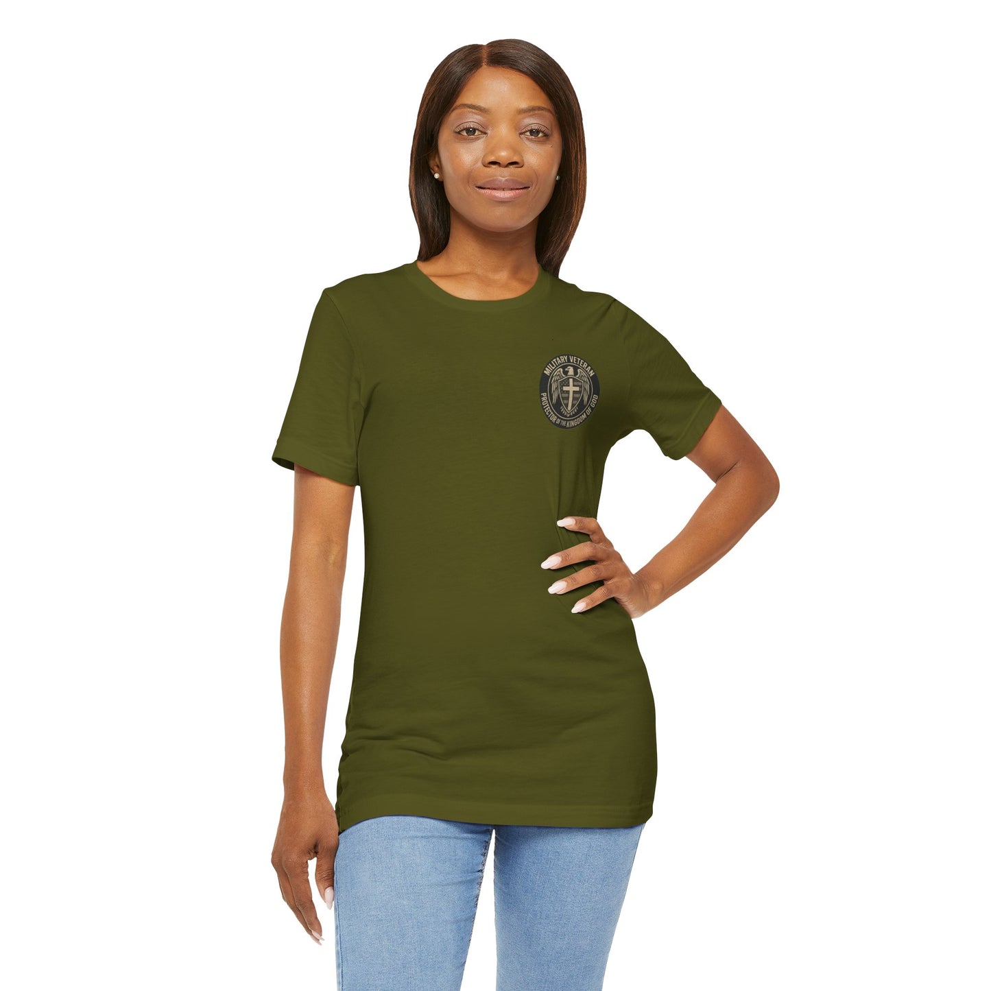 Veteran Protector Tee — "Military Veteran Protector of the Kingdom of God"