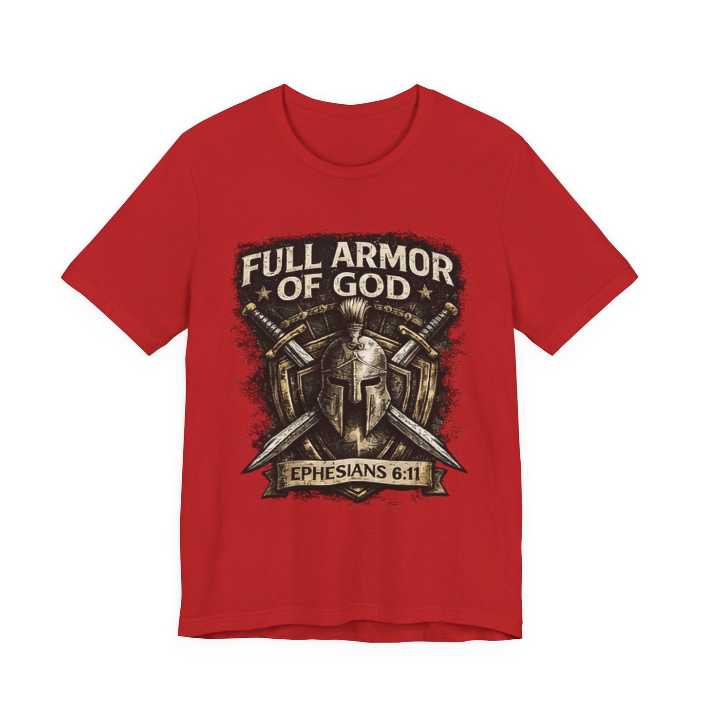 Full Armor of God T-Shirt — Ephesians 6:11 Christian Faith Tee