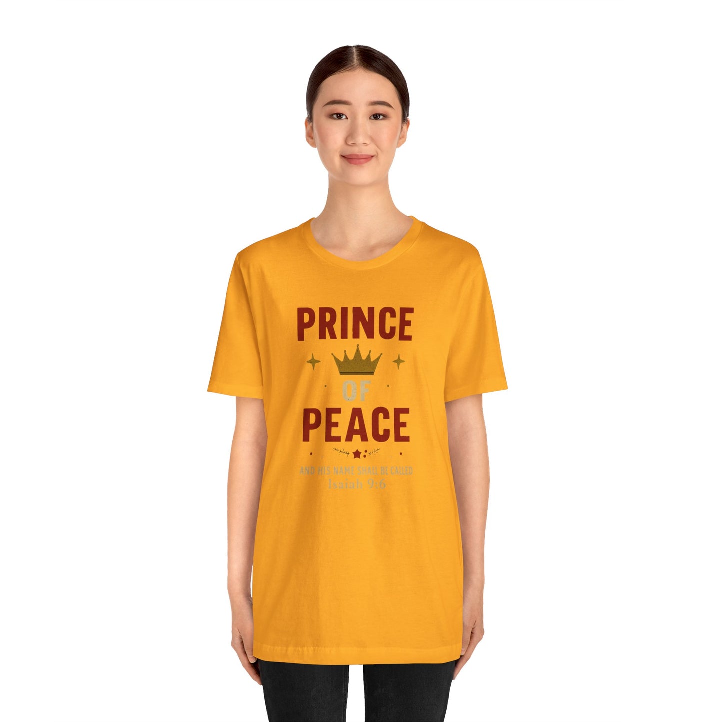 Prince of Peace Isaiah 9:6 T-Shirt — Bible Verse Christian Tee