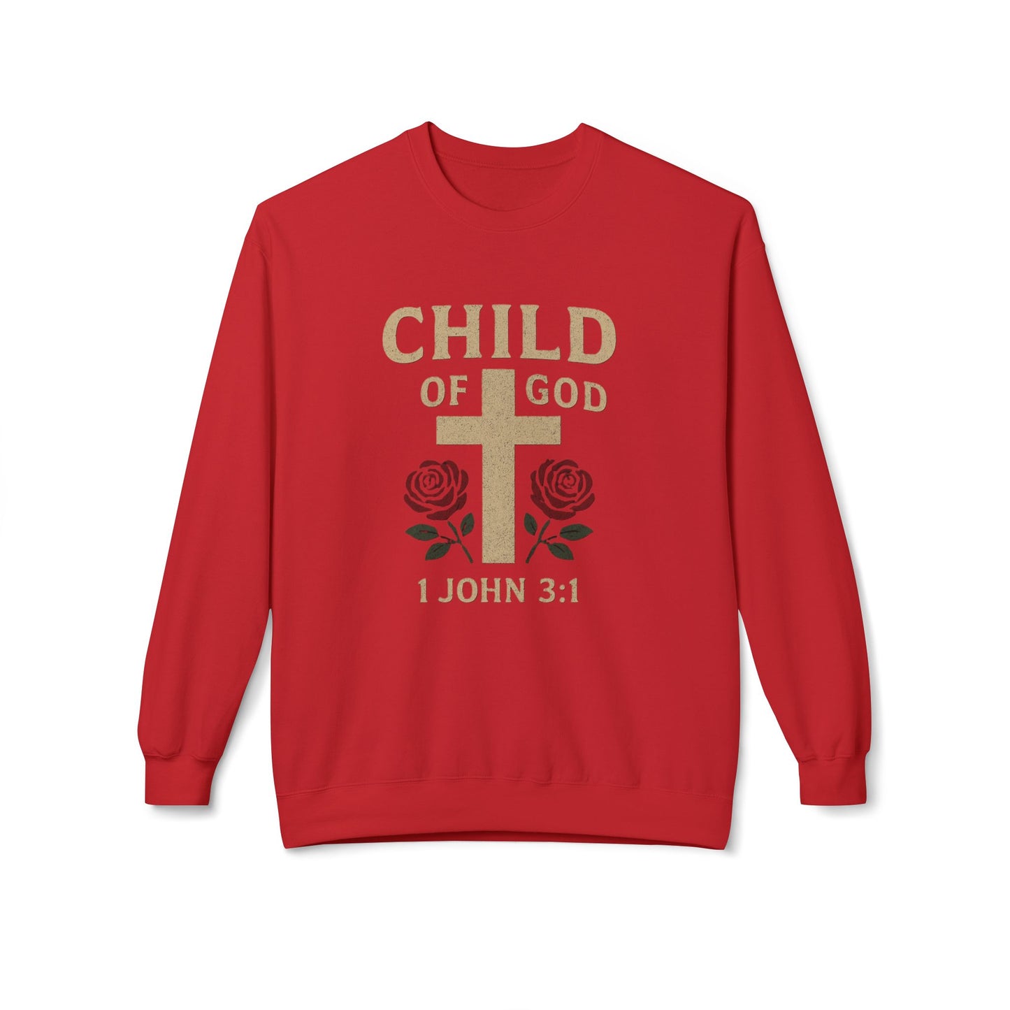 Christian Sweatshirt - 1 John 3:1 'Child of God'