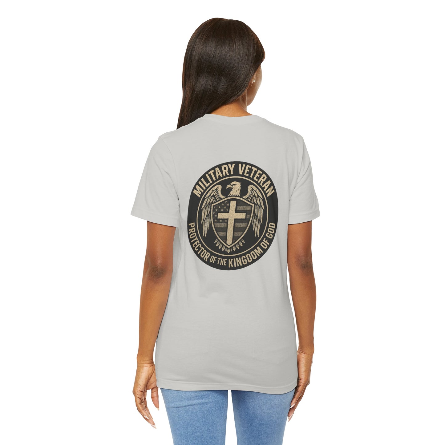 Veteran Protector Tee — "Military Veteran Protector of the Kingdom of God"