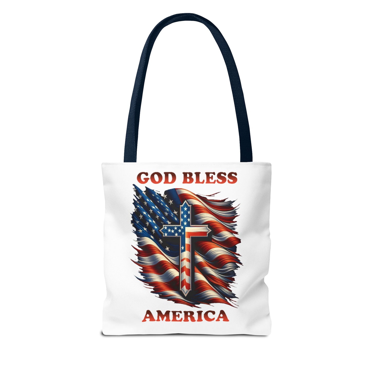 Tote Bag (AOP) "GOD BLESS AMERICA"