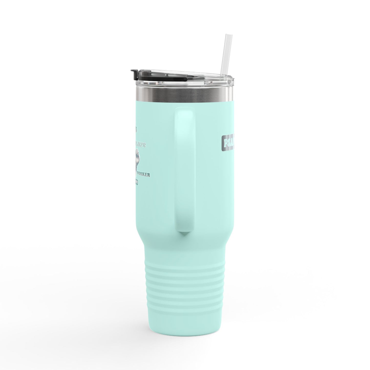 Travel Mug - Jesus Chain Breaker Miracle Worker Design