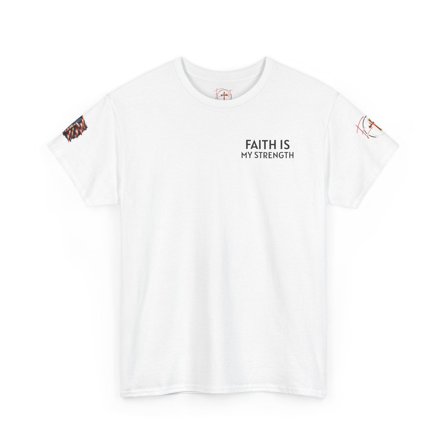 Copy of Christian Tee - Philippians 4:13 'Faith Is My Strength'