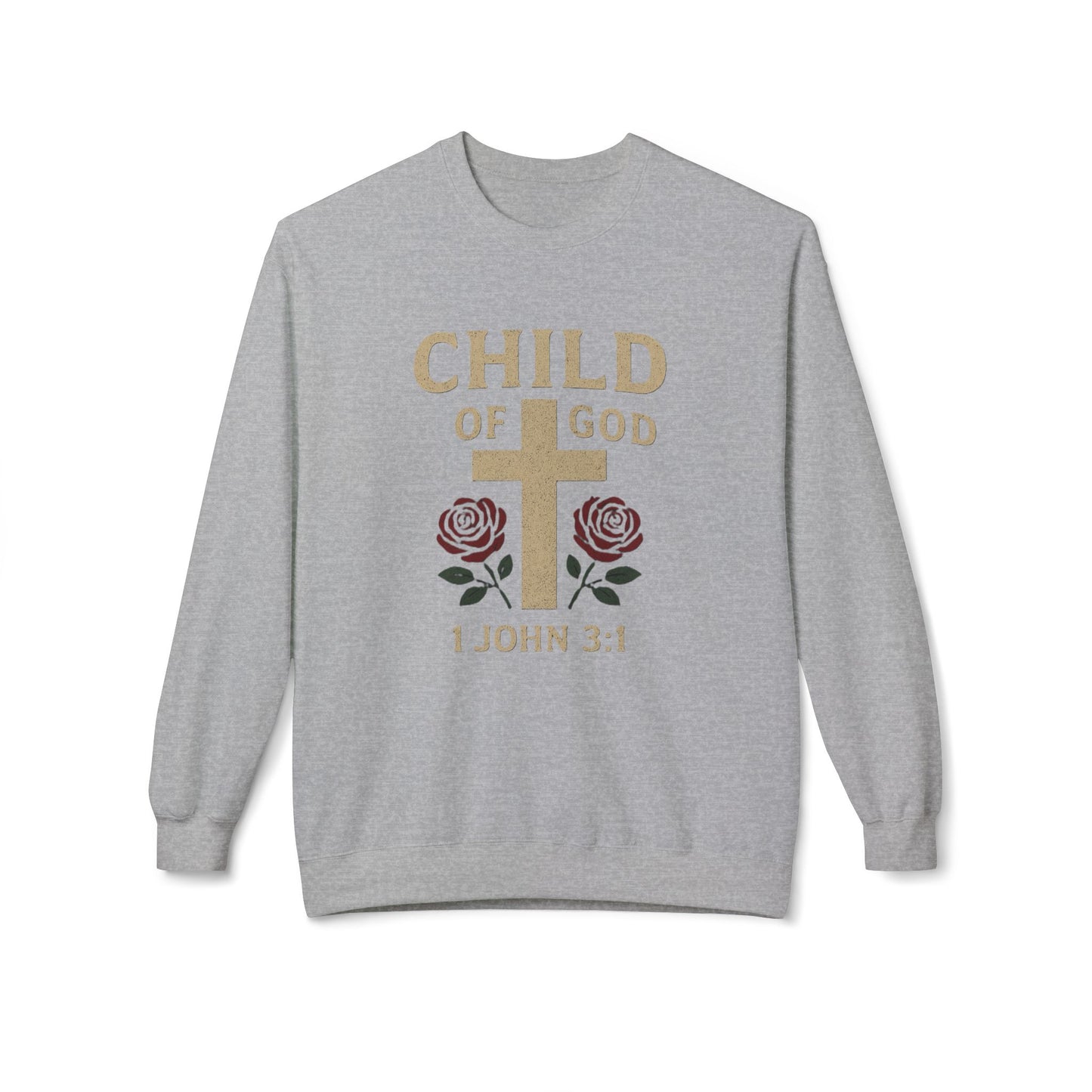 Christian Sweatshirt - 1 John 3:1 'Child of God'