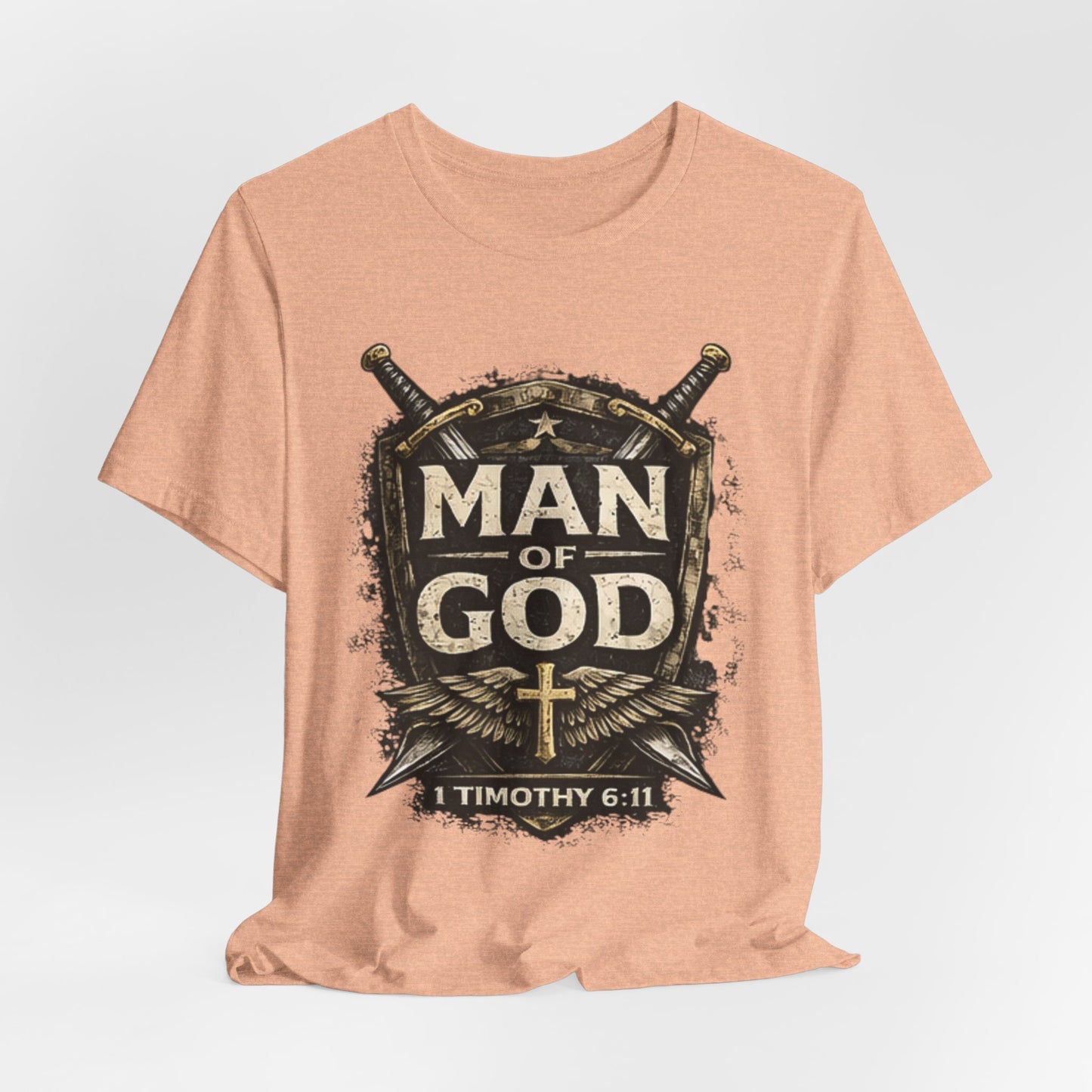 Man of God Tee — 1 Timothy 6:11 Christian Faith T-Shirt
