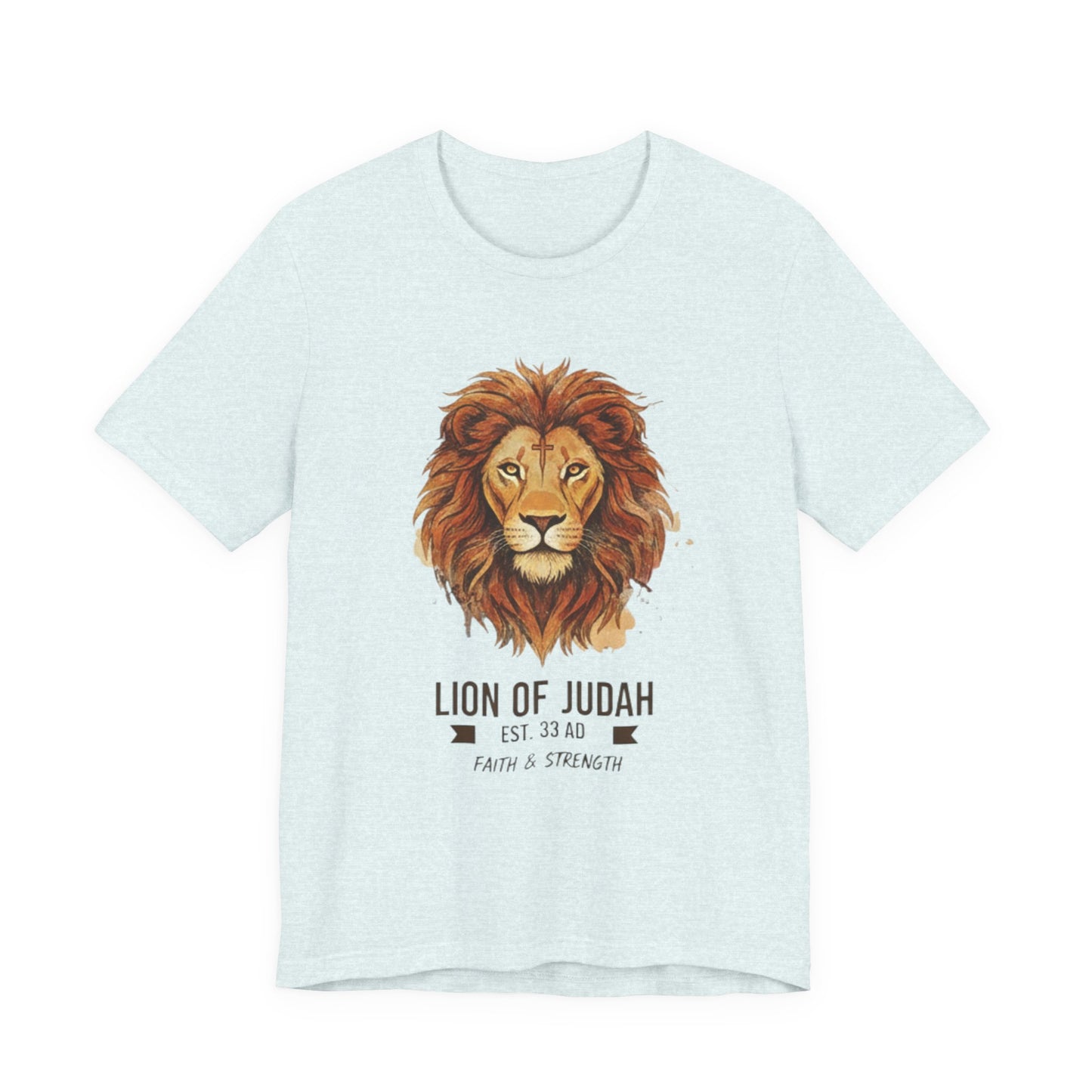 Lion of Judah T-Shirt — Faith & Strength Christian Tee