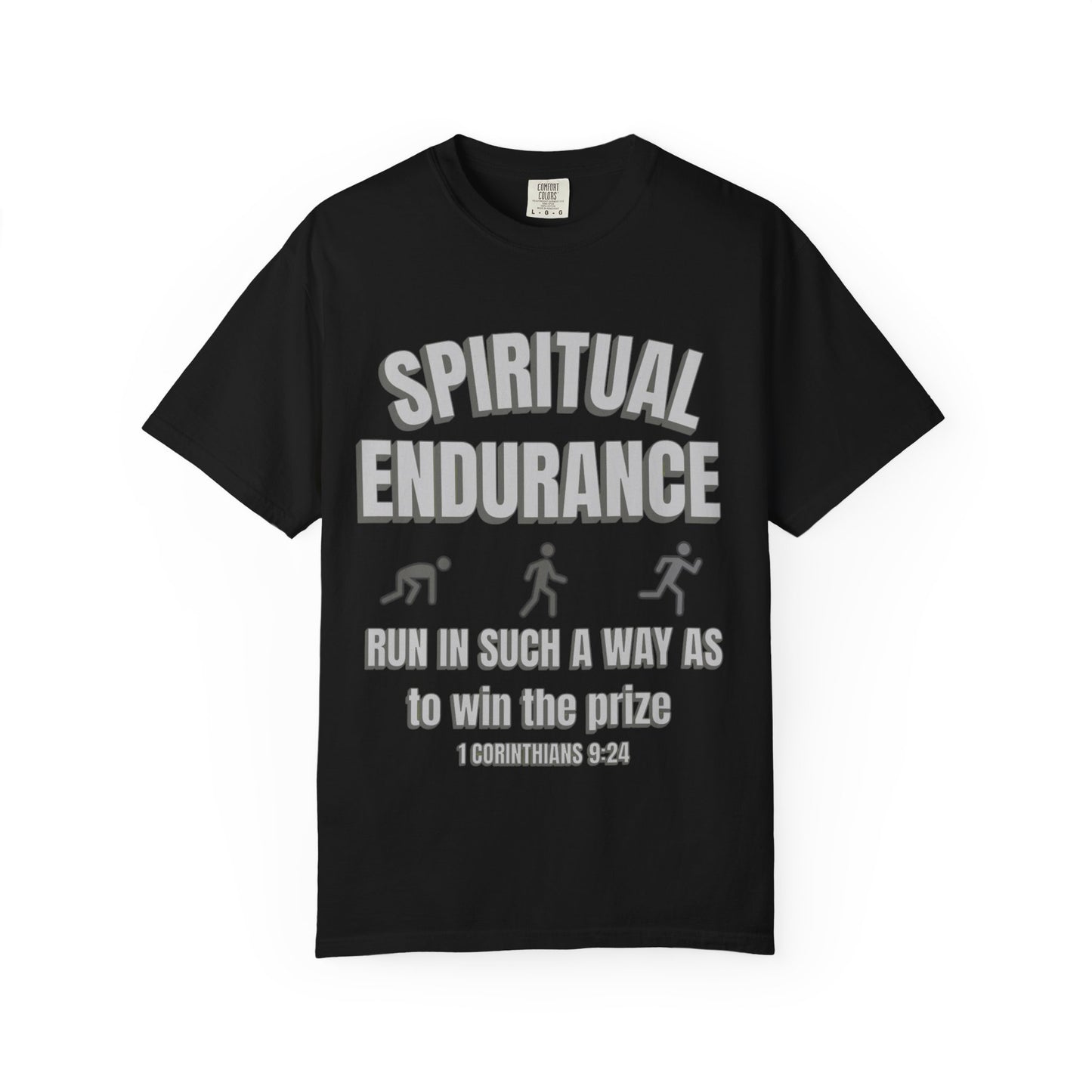 Christian Verse 1 Corinthians 9:24 Garment-Dyed T-shirt