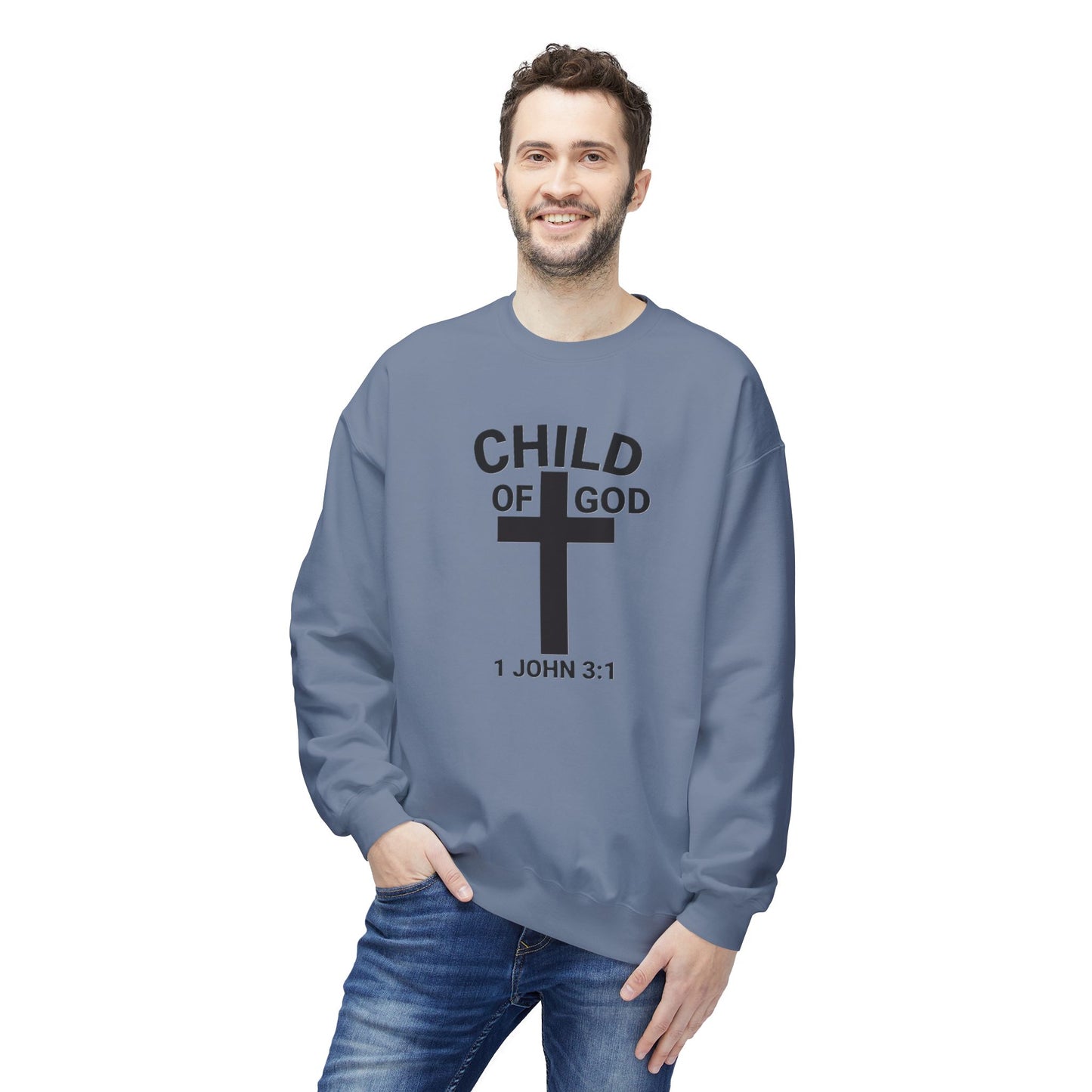 Fleece Sweatshirt Child of God 1 John 3:1