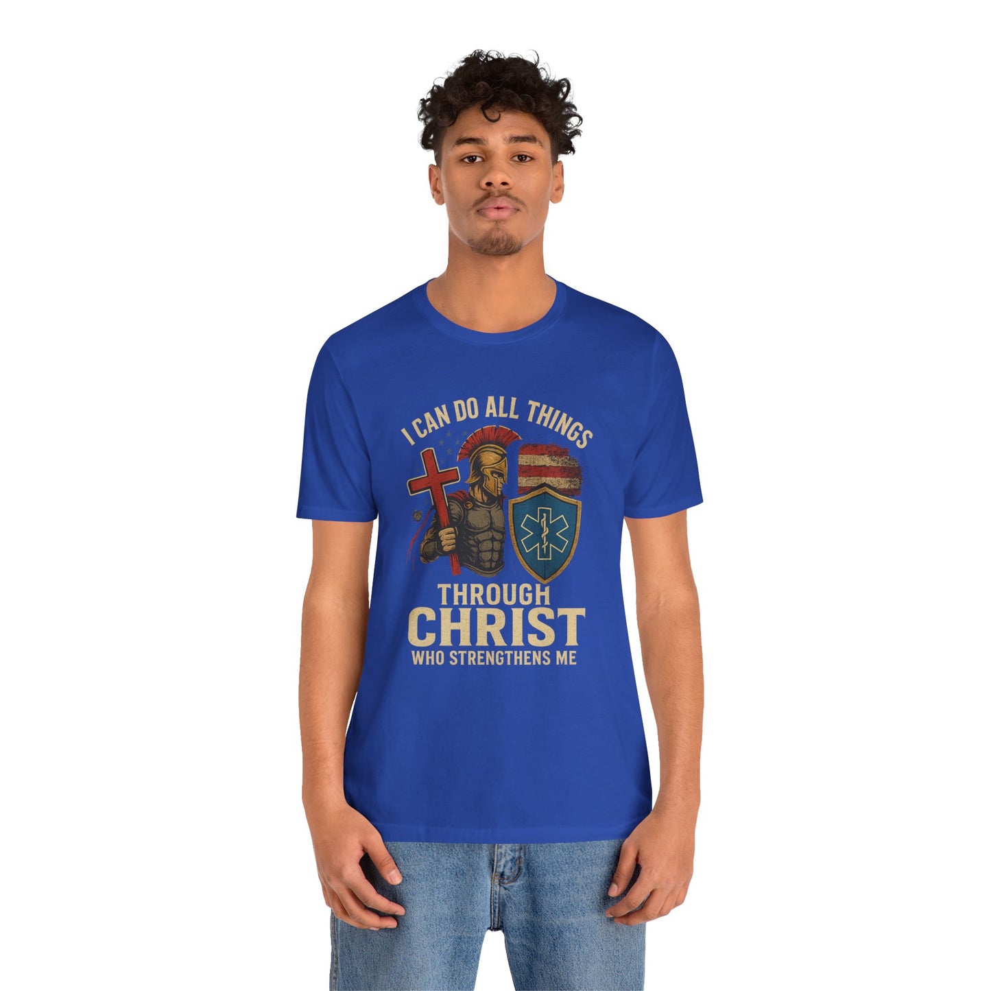 Medical Personnel Tee — "I Can Do All Things Through Christ"